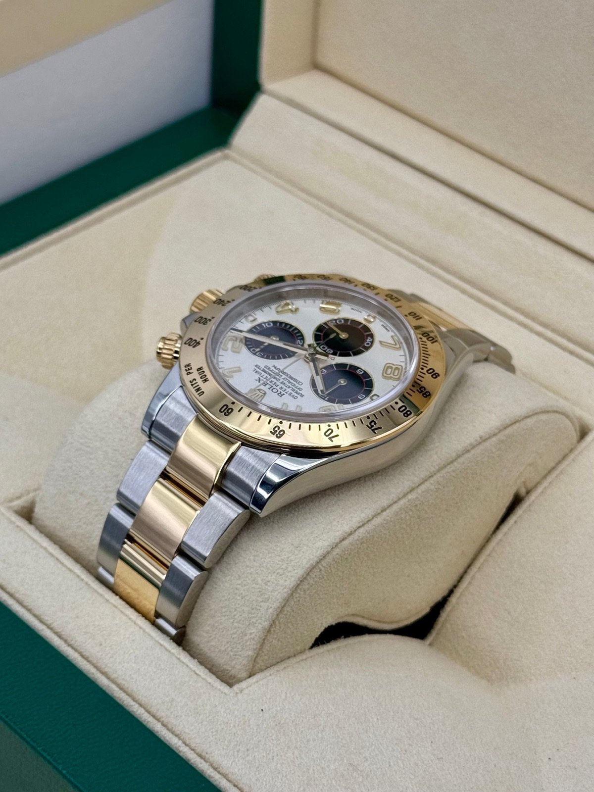 2016 Rolex Daytona 40mm 116523 White Panda Arabic Racing Dial - Image 7