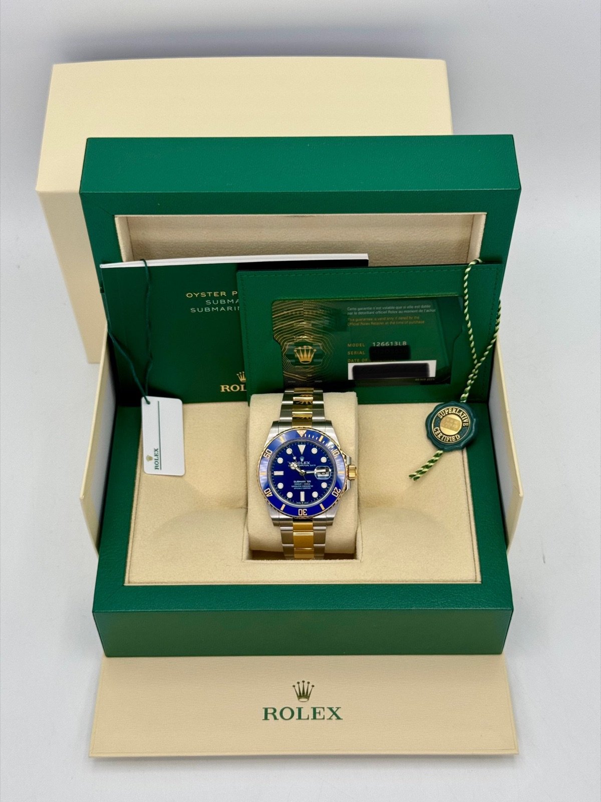 2024 Rolex Submariner “Bluesy” 41mm 126613LB Two-Tone Blue Dial - Image 12
