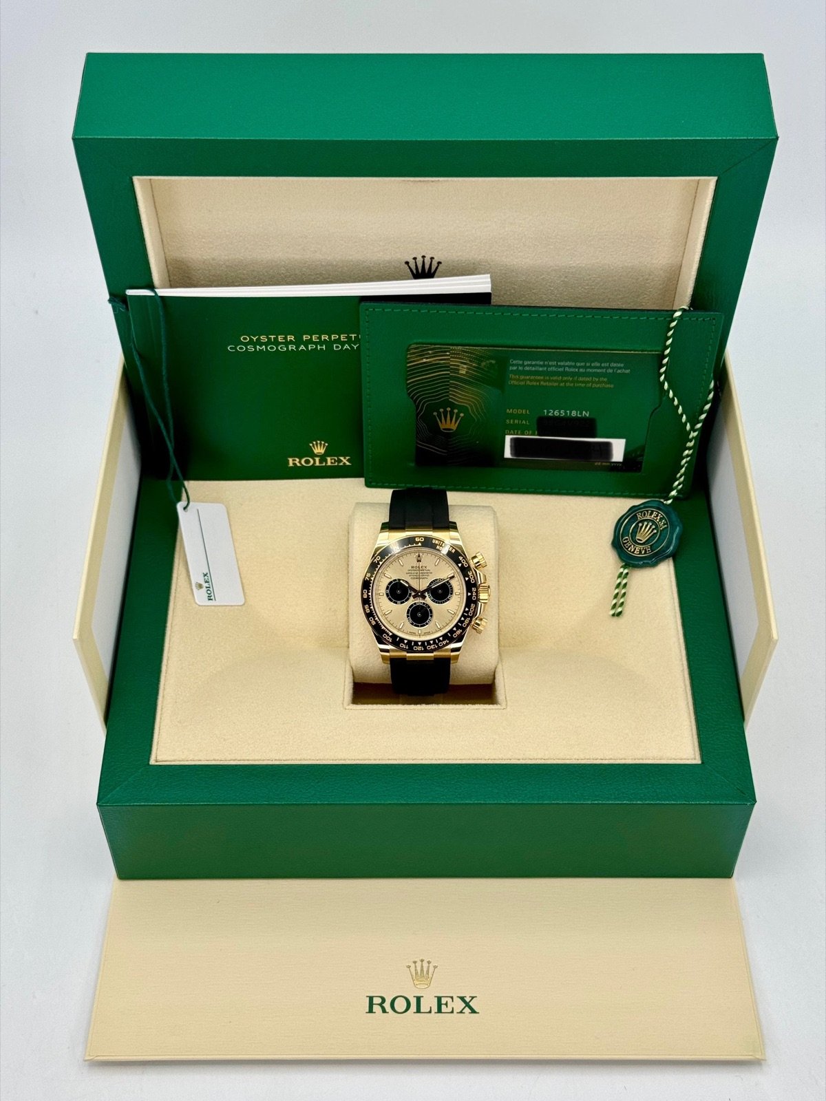 2024 Rolex Daytona 40mm 126518LN Oysterflex Champagne Dial (Unworn) - Image 11