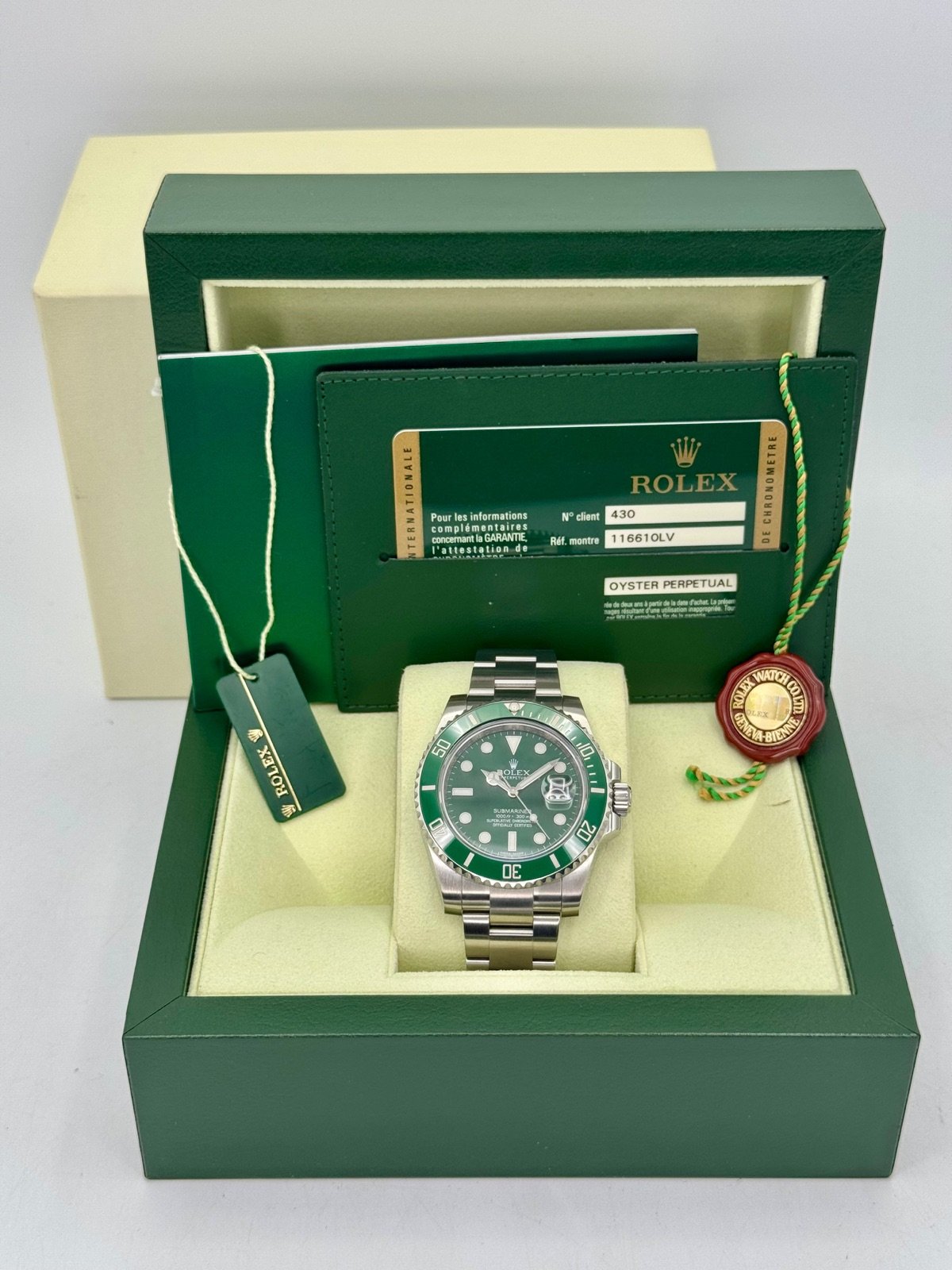 2013 Rolex Submariner “Hulk” 40mm 116610LV Green Dial - Image 10