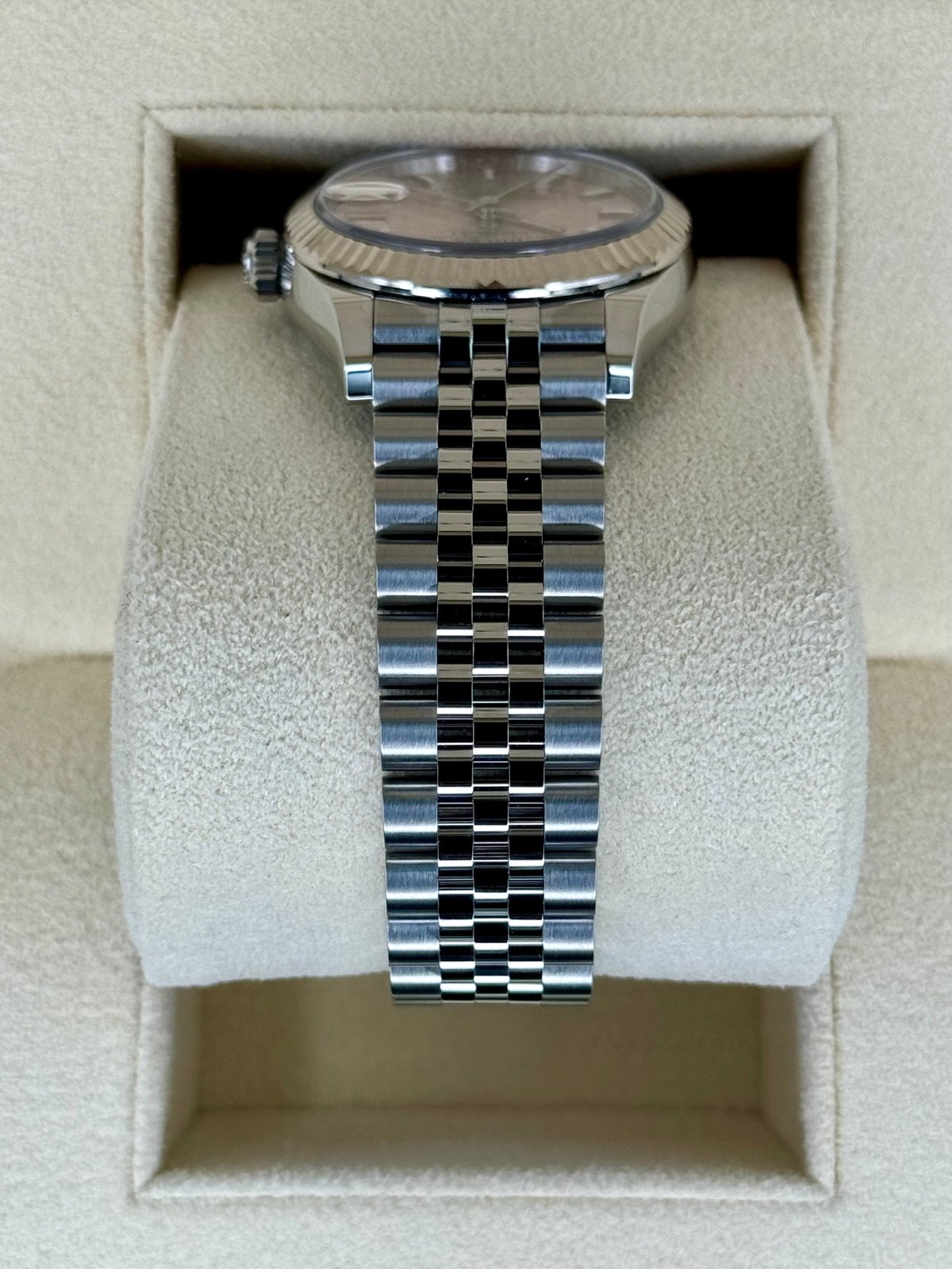 2024 Rolex Datejust 31mm 278274 Stainless Steel Jubilee Pink Dial (Unworn) - Image 4