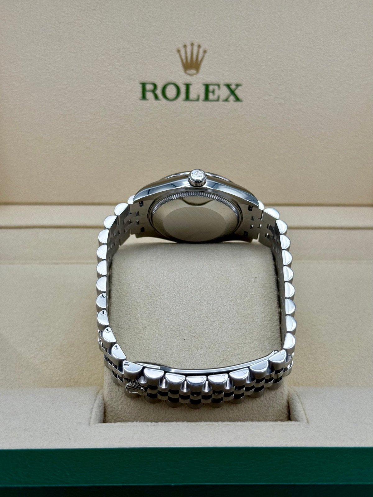 2024 Rolex Datejust 31mm 278274 Stainless Steel Jubilee Pink Dial (Unworn) - Image 9