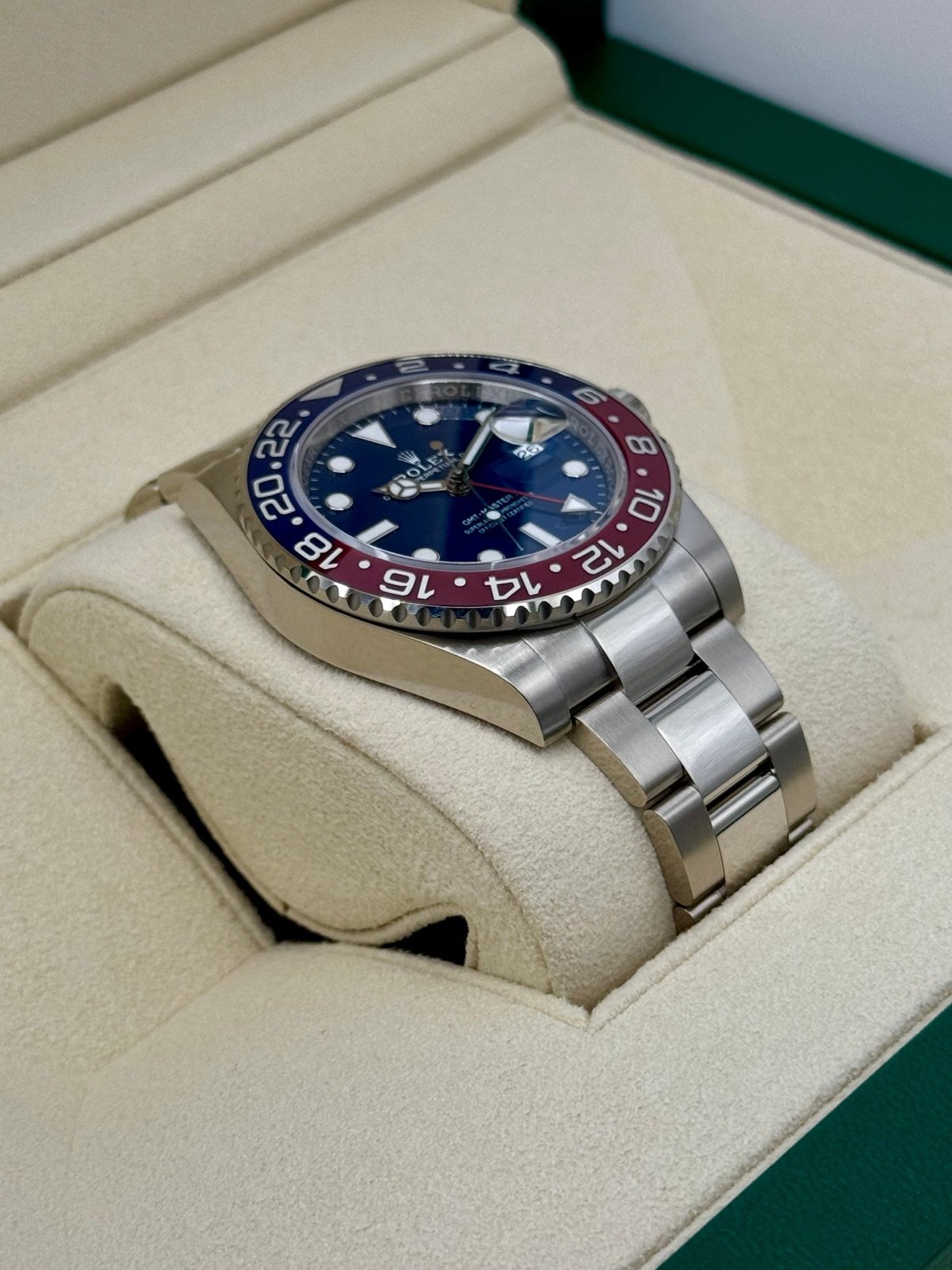 2024 Rolex GMT-Master II “Pepsi” 40mm 126719BLRO White Gold Blue Dial (Unworn) - Image 6