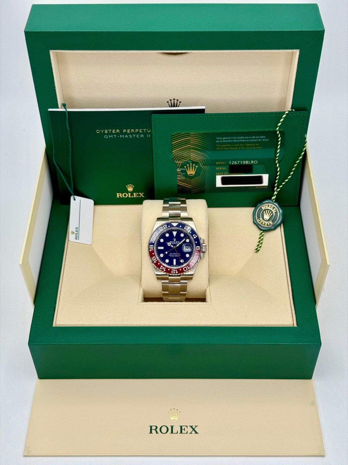 2023 Rolex GMT-Master II “Pepsi” 40mm 126719BLRO White Gold Oyster (Unworn) - Image 11