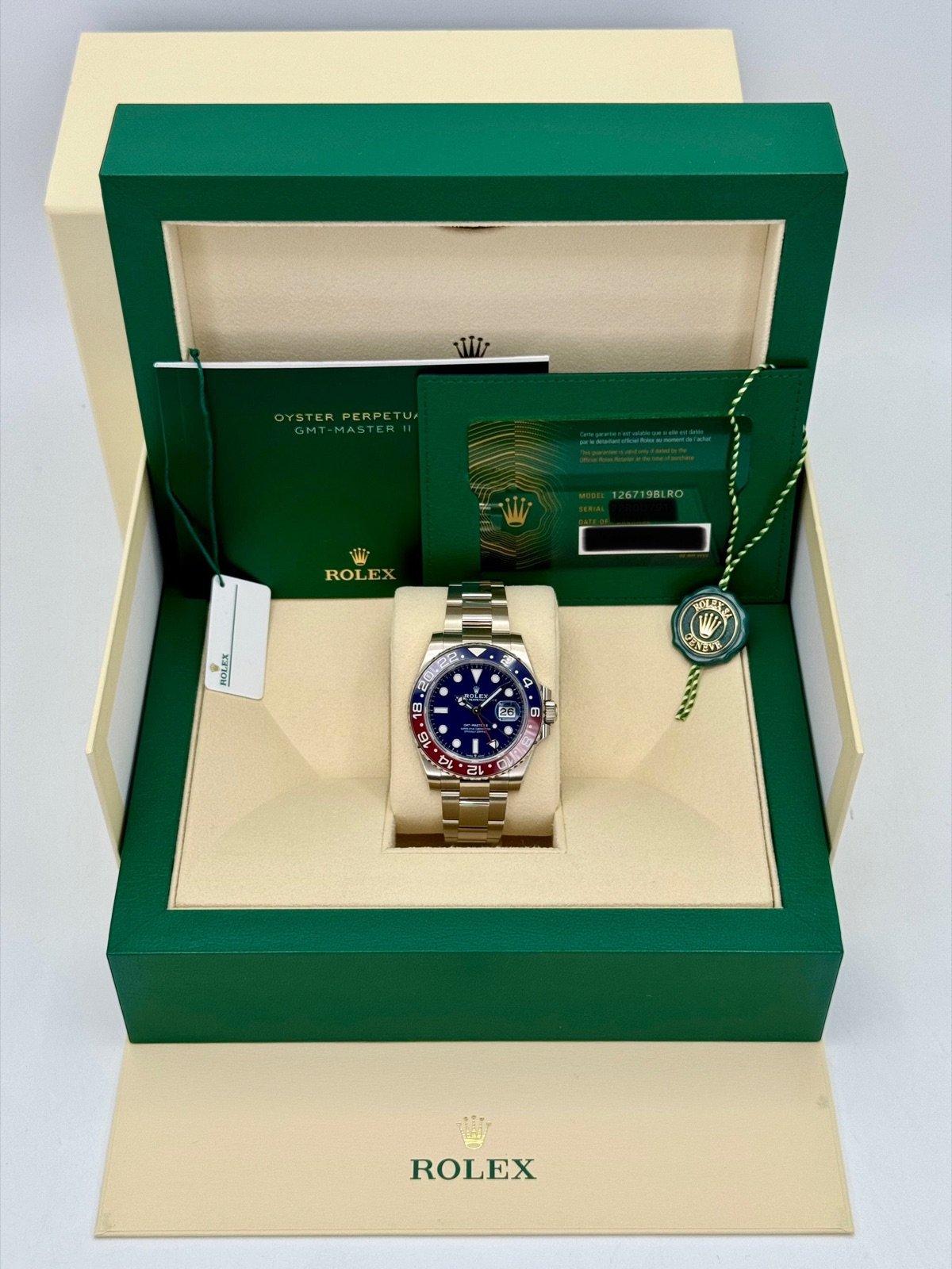 2023 Rolex GMT-Master II “Pepsi” 40mm 126719BLRO White Gold Oyster (Unworn) - Image 12