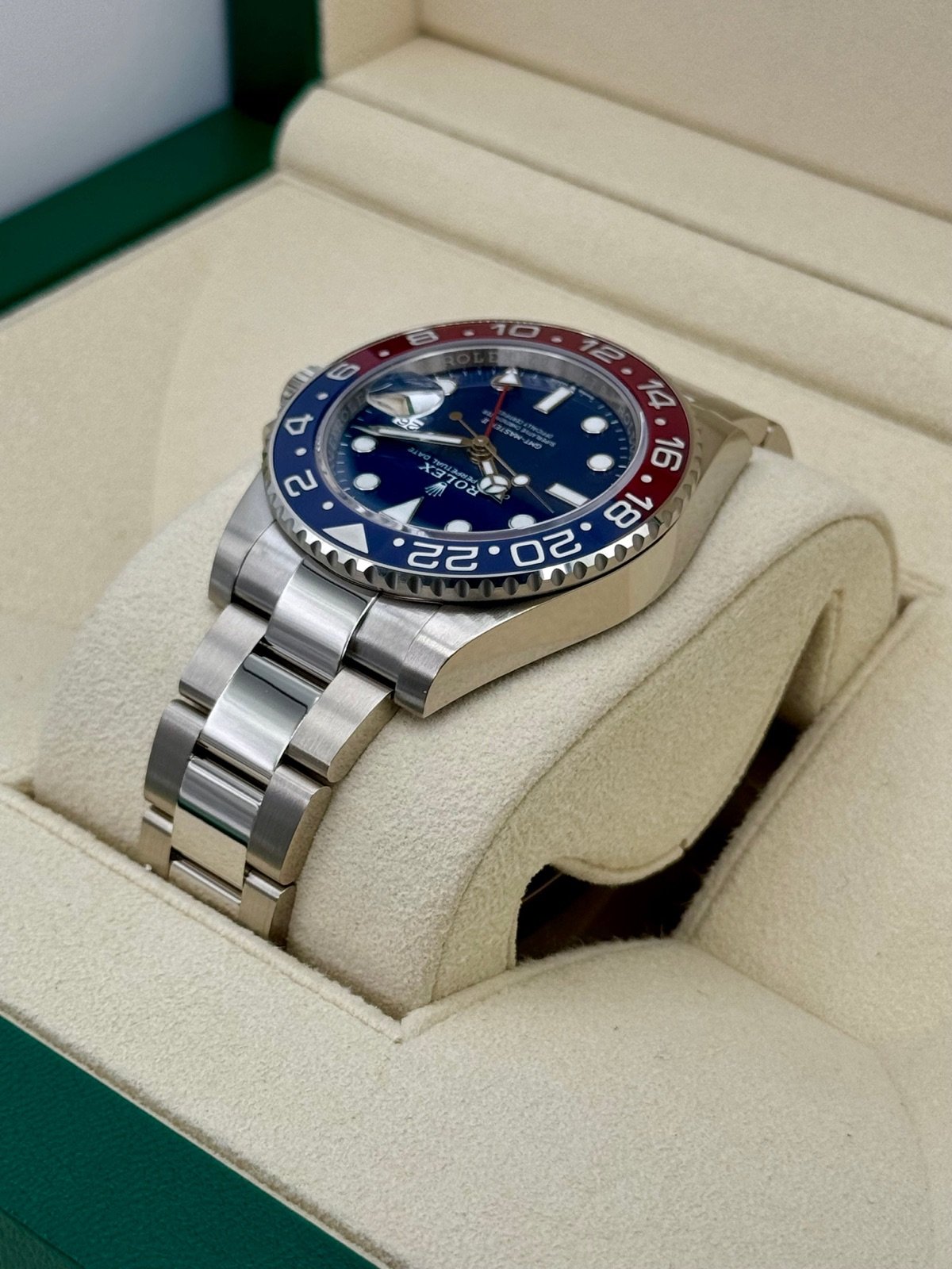 2023 Rolex GMT-Master II “Pepsi” 40mm 126719BLRO White Gold Oyster (Unworn) - Image 7