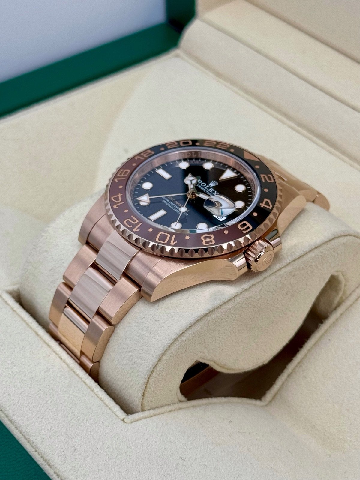2023 Rolex GMT-Master II “Rootbeer” 40mm 126715CHNR Rose Gold (Unworn) - Image 5