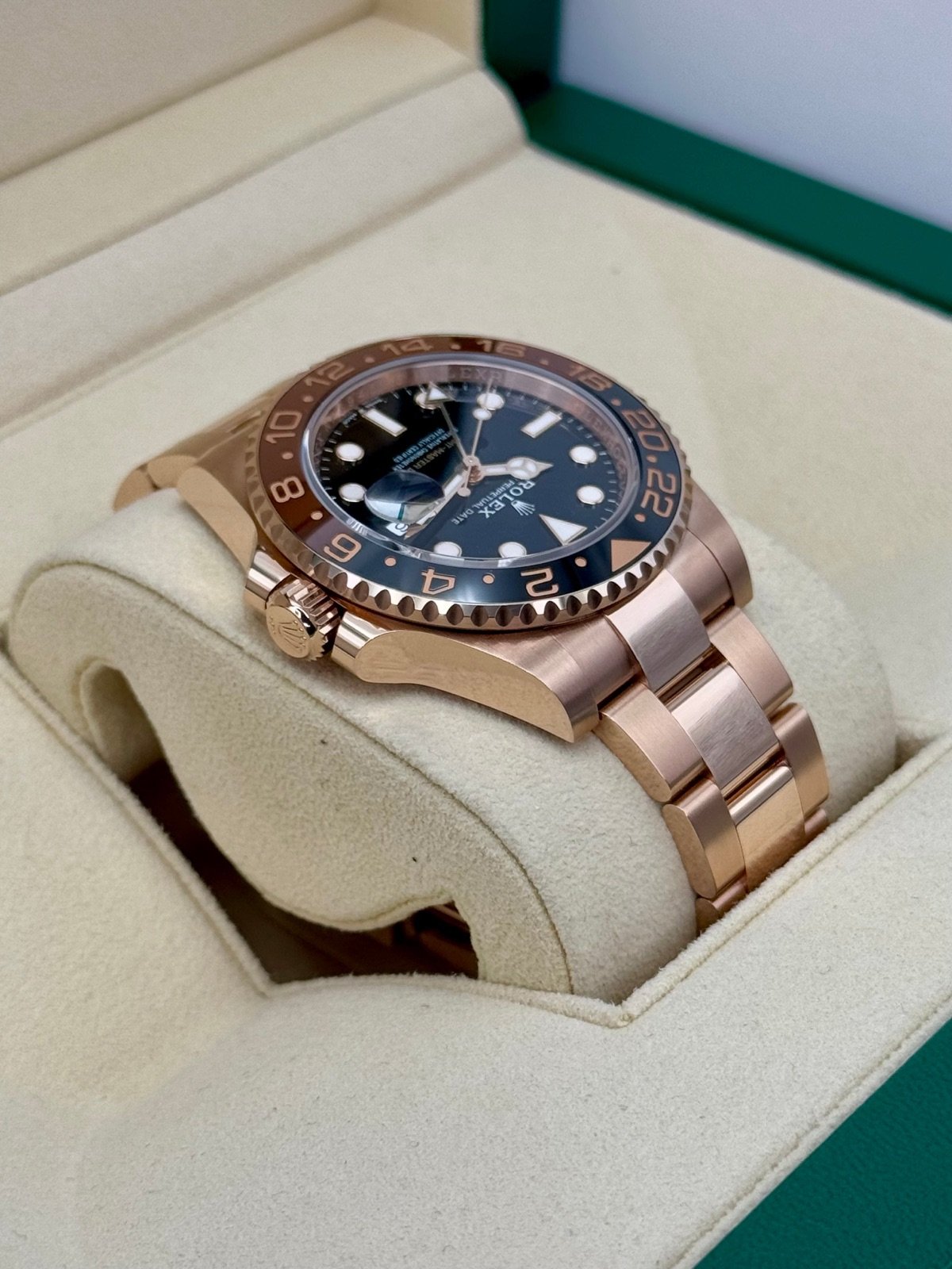 2023 Rolex GMT-Master II “Rootbeer” 40mm 126715CHNR Rose Gold (Unworn) - Image 8