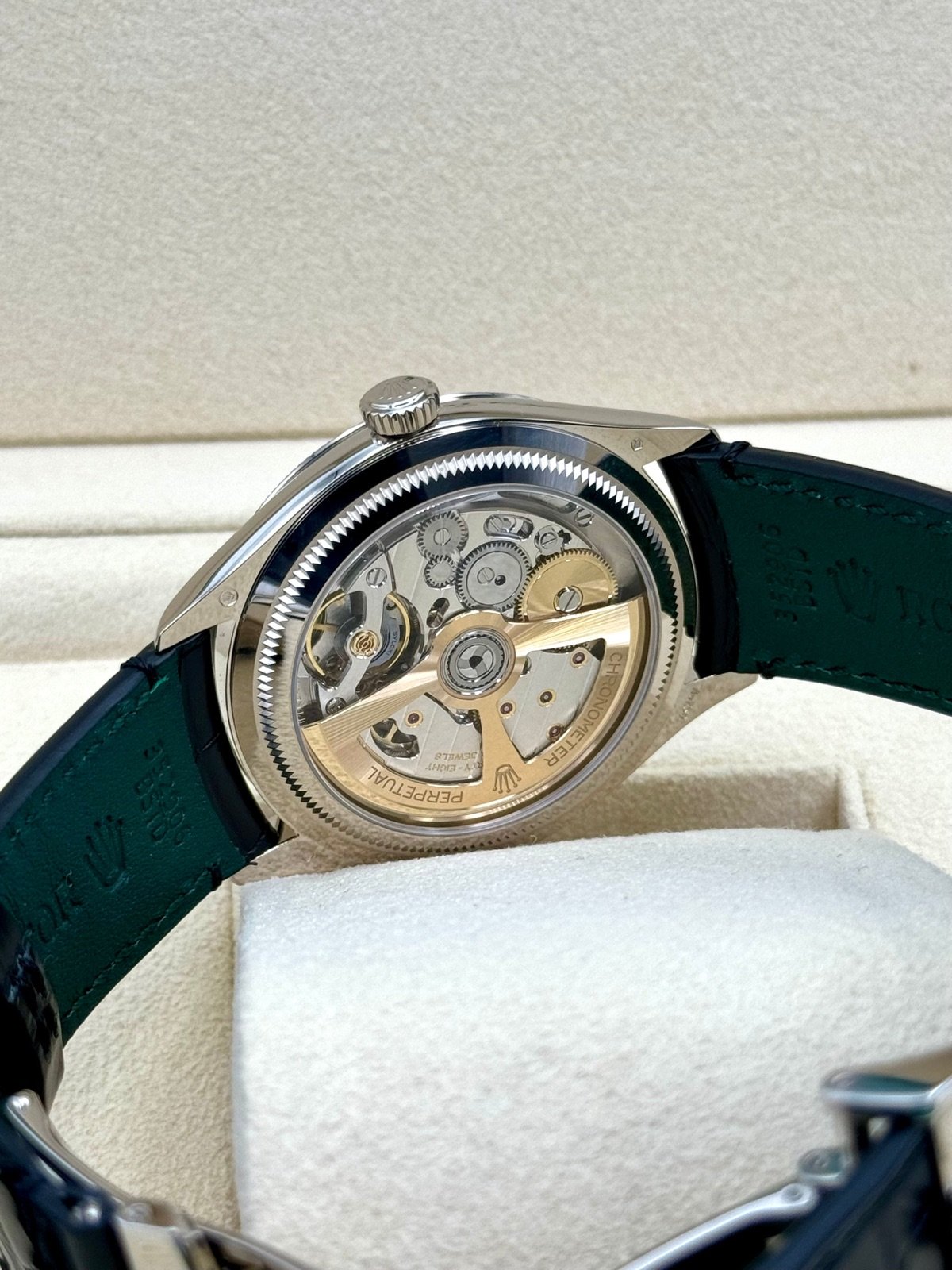 2024 Rolex 1908 39mm 52509 18k White Gold Black Dial (Copy) (Unworn) - Image 11