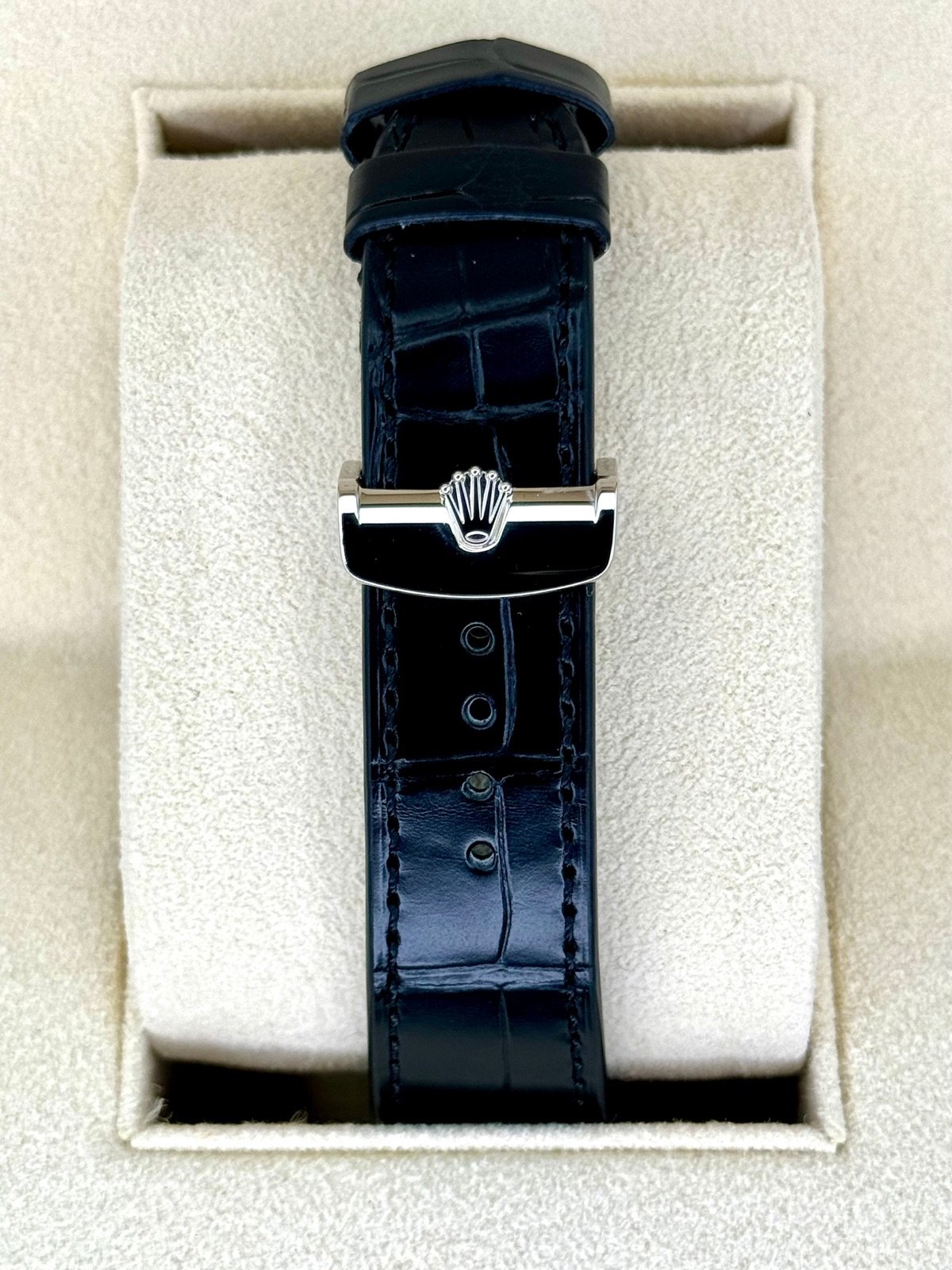 2024 Rolex 1908 39mm 52509 18k White Gold Black Dial (Copy) (Unworn) - Image 2