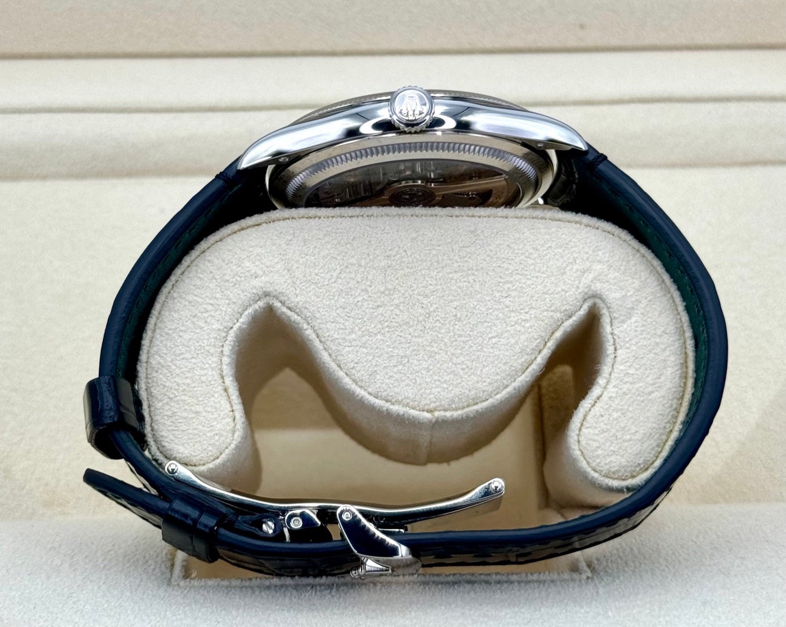 2024 Rolex 1908 39mm 52509 18k White Gold Black Dial (Copy) (Unworn) - Image 9