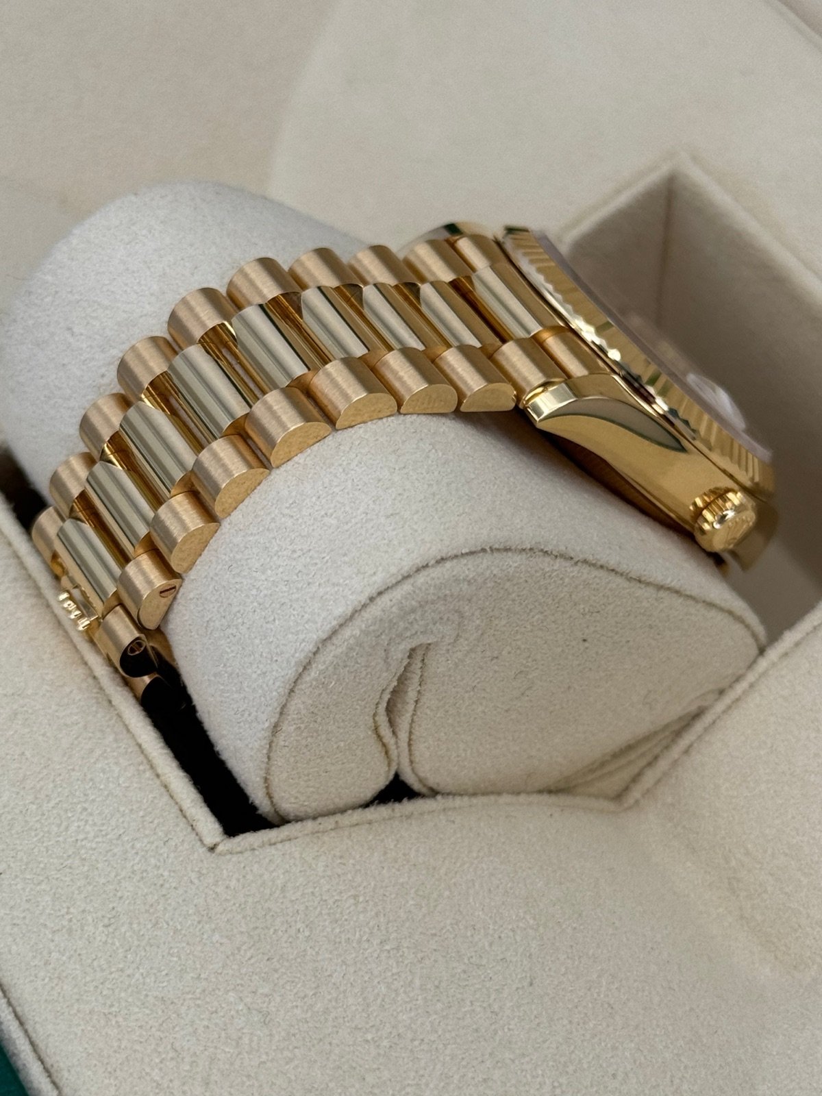 2024 Rolex Day-Date 36mm 128238 Champagne Diamond Dial (Unworn) - Image 5