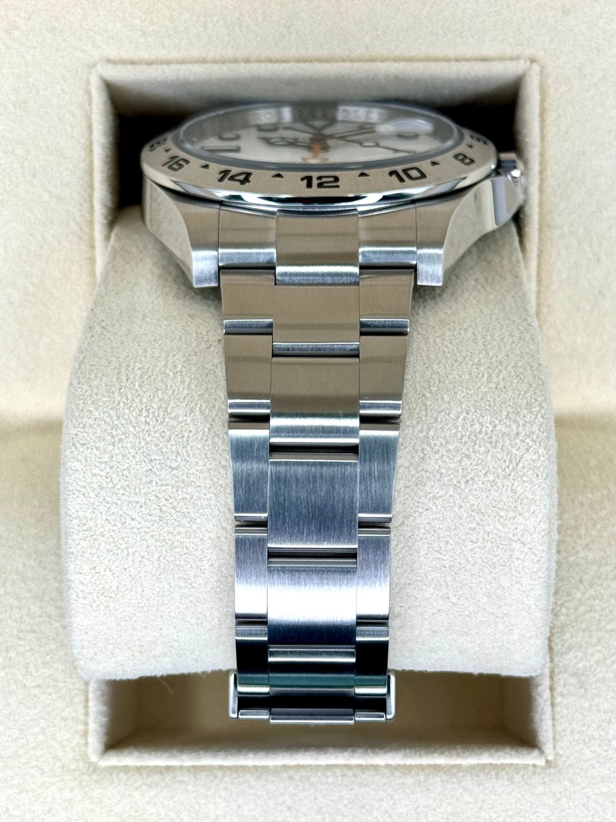 2017 Rolex Explorer II 42mm 216570 Polar White Dial - Image 3