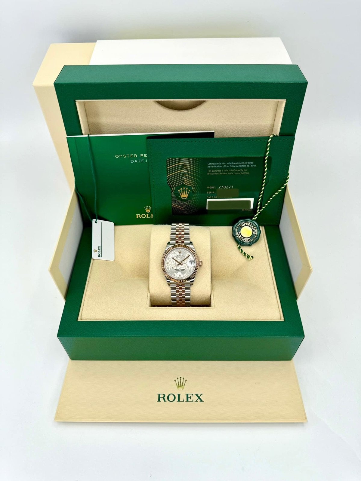 2024 Rolex Ladies Datejust 31mm 278271 Jubilee Floral Motif Dial (Unworn) - Image 12