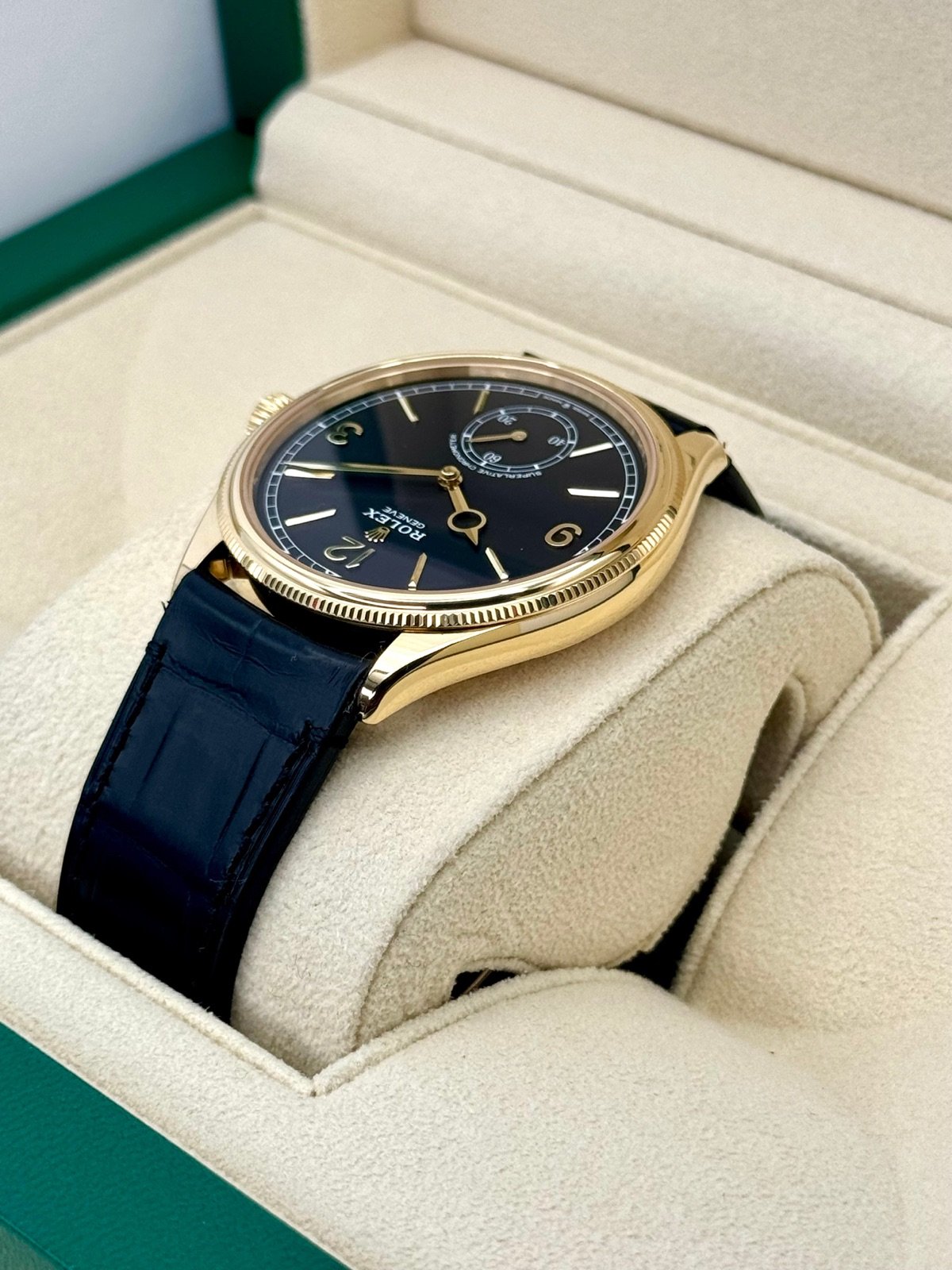 2024 Rolex 1908 39mm 52508 Yellow Gold Black Dial (Unworn) - Image 7