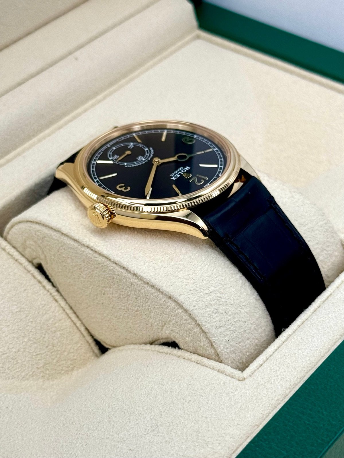 2024 Rolex 1908 39mm 52508 Yellow Gold Black Dial (Unworn) - Image 8