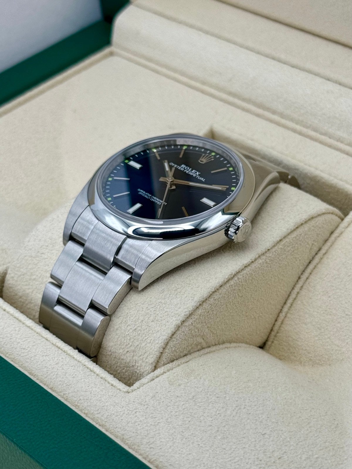 Rolex Oyster Perpetual 39mm 114300 Blue Dial - Image 5