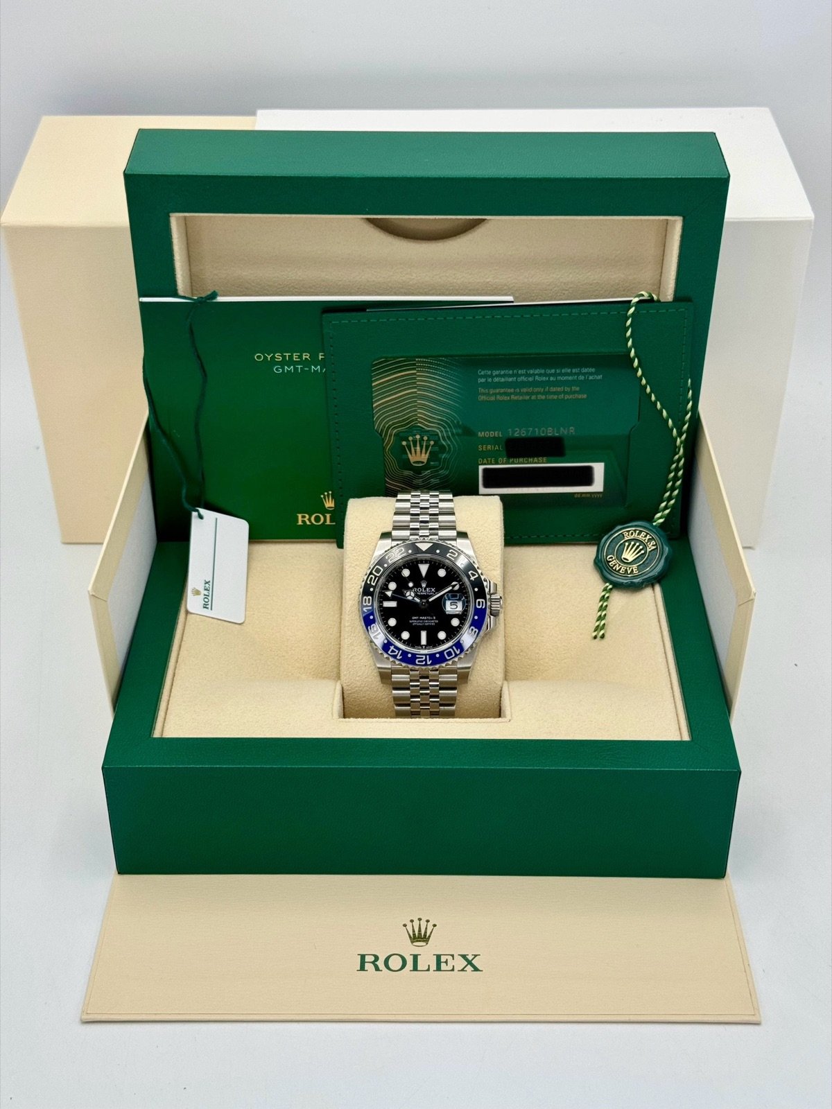 2024 Rolex GMT-Master II “Batgirl” 40mm 126710BLNR Jubilee Black Dial - Image 12