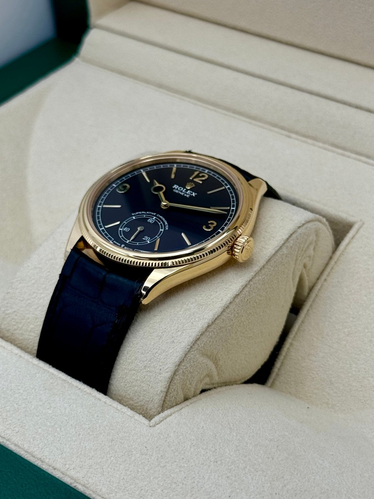 2024 Rolex 1908 39mm 52508 Yellow Gold Black Dial (Unworn) - Image 5