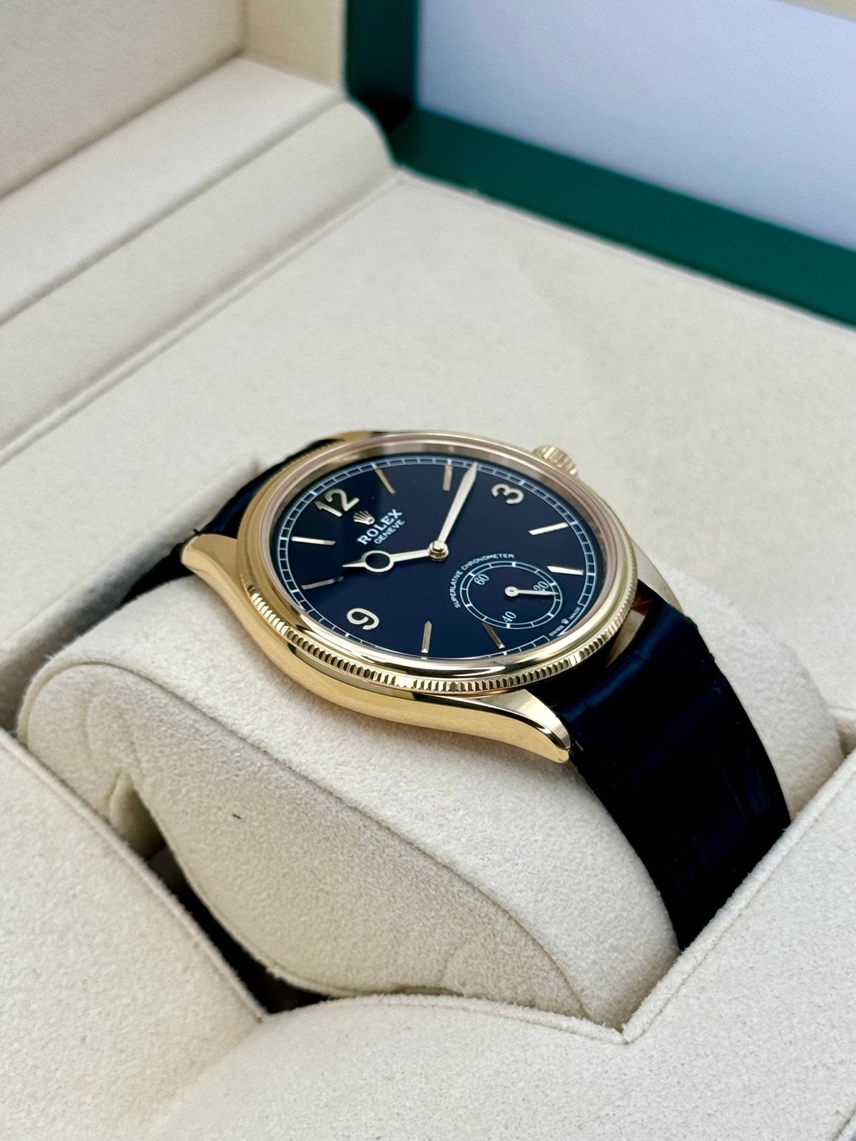 2024 Rolex 1908 39mm 52508 Yellow Gold Black Dial (Unworn) - Image 6