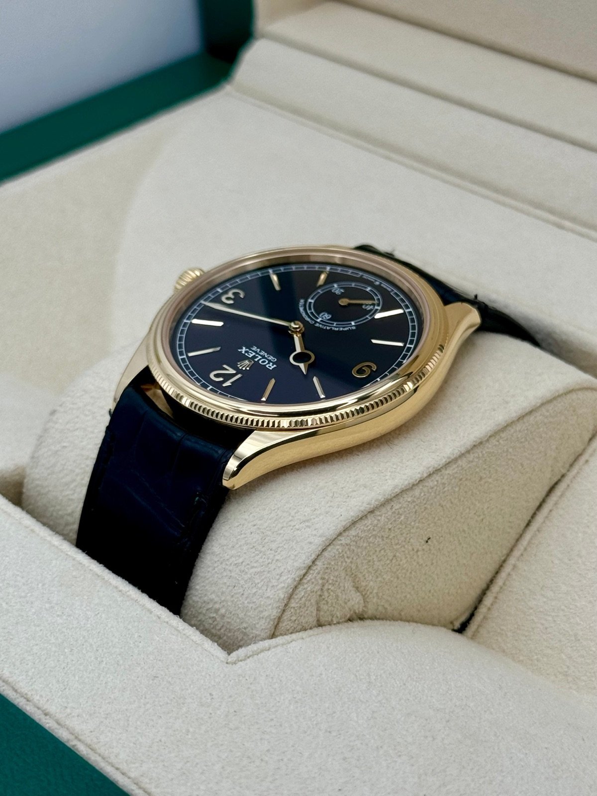 2024 Rolex 1908 39mm 52508 Yellow Gold Black Dial (Unworn) - Image 7