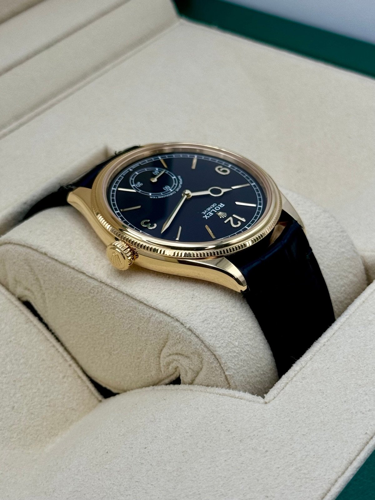 2024 Rolex 1908 39mm 52508 Yellow Gold Black Dial (Unworn) - Image 8