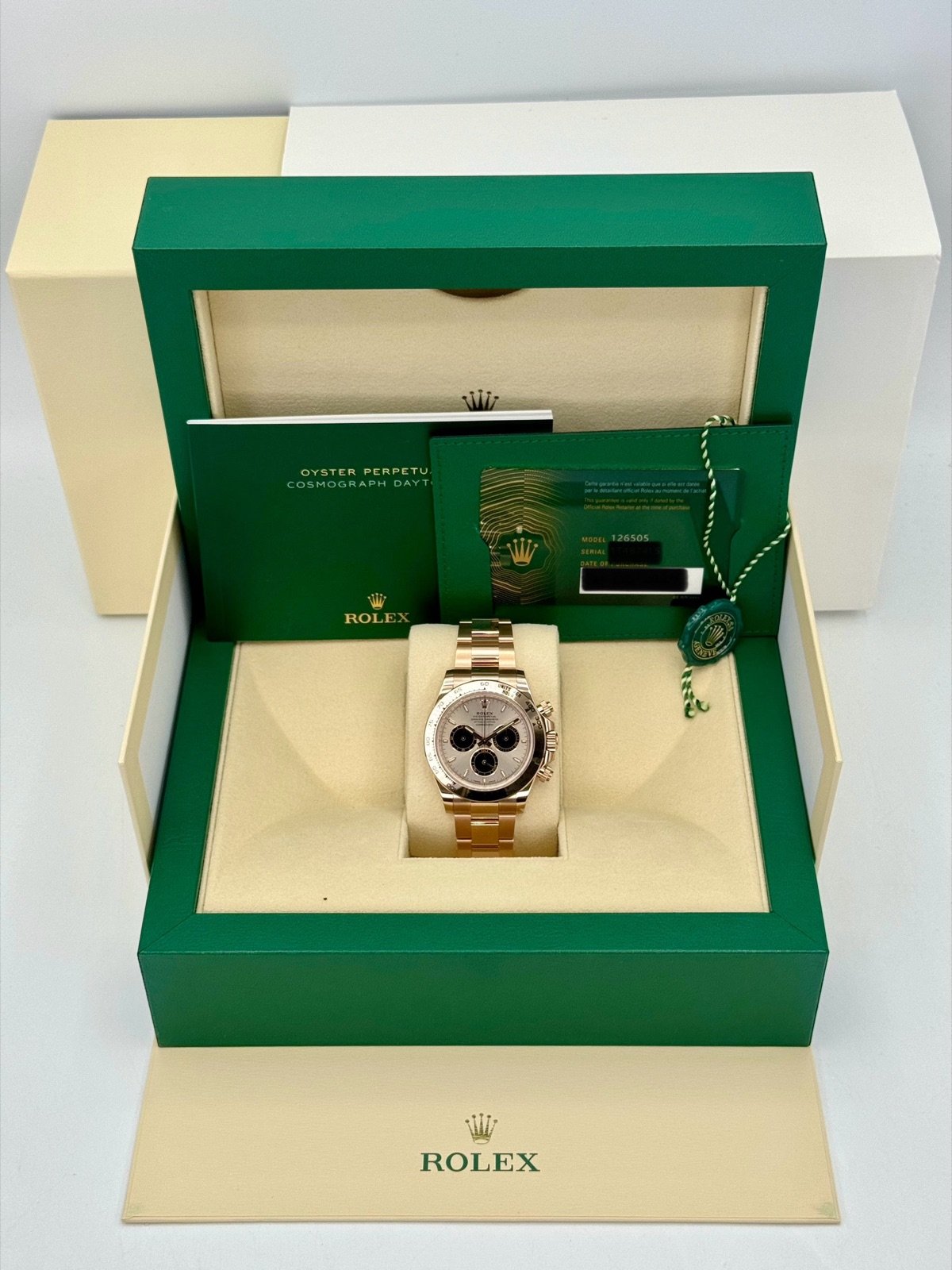 2024 Rolex Daytona 40mm 126505 Rose Gold Sundust Dial (Unworn) - Image 12