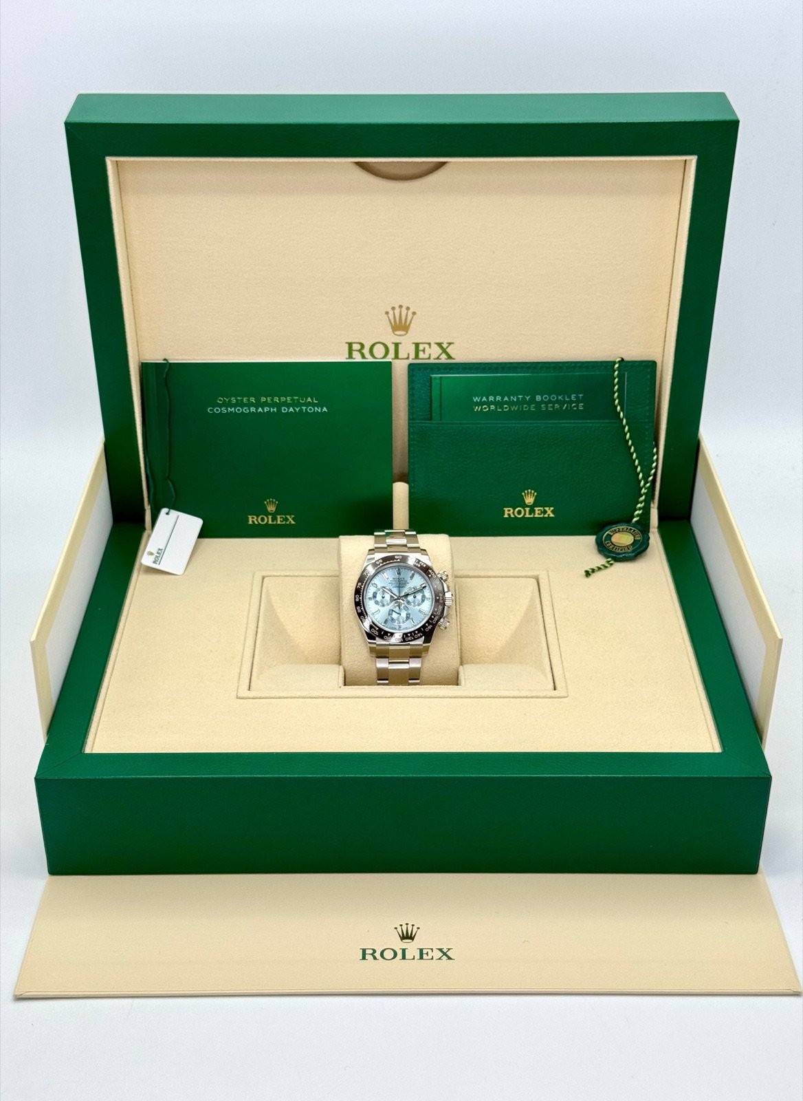 2023 Rolex Daytona 40mm 116506 Platinum Ice Blue Diamond Dial (Unworn) - Image 11