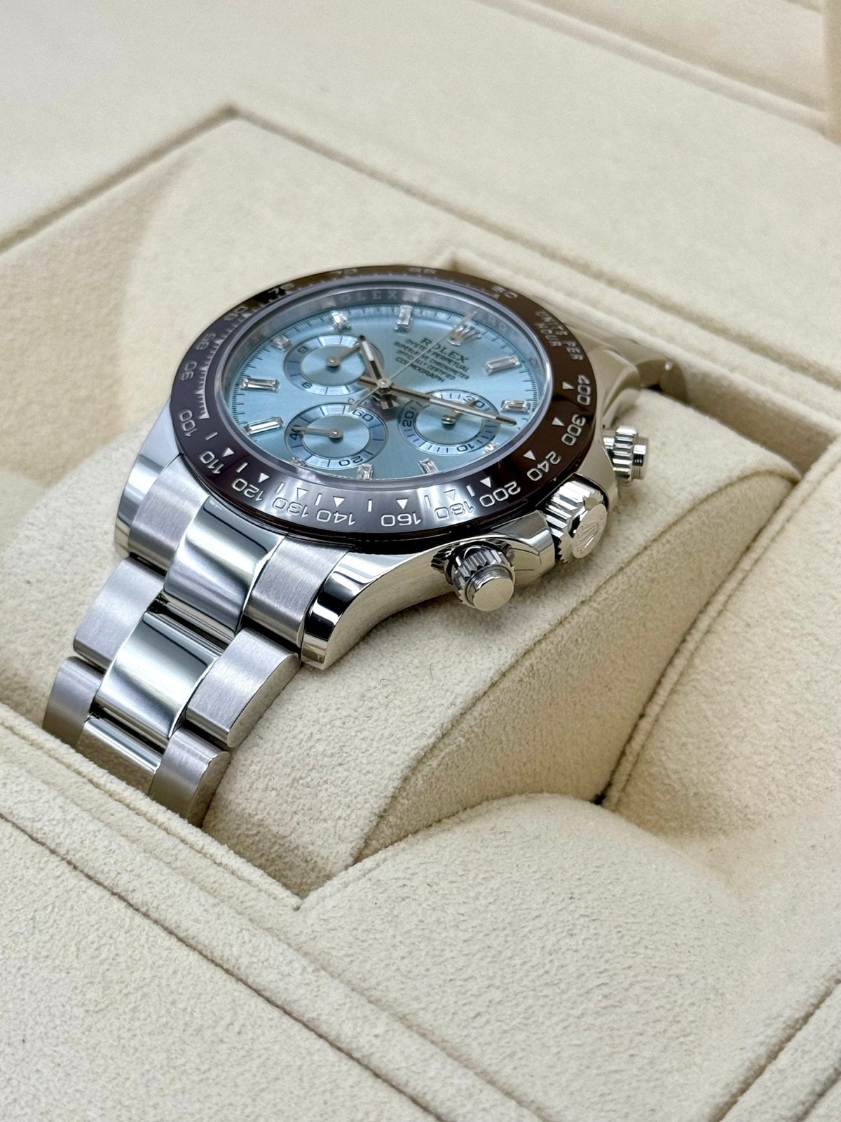 2023 Rolex Daytona 40mm 116506 Platinum Ice Blue Diamond Dial (Unworn) - Image 5