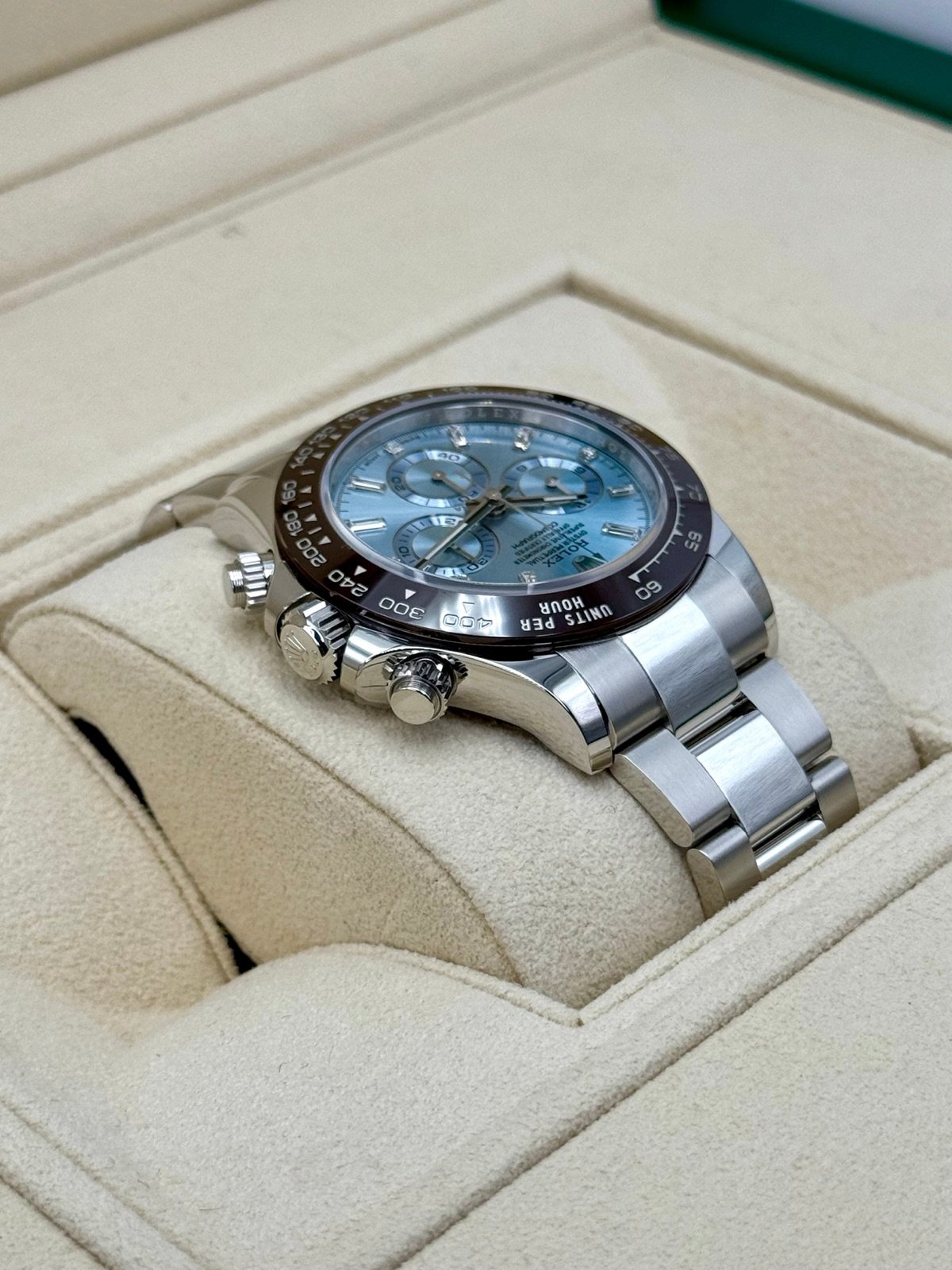 2023 Rolex Daytona 40mm 116506 Platinum Ice Blue Diamond Dial (Unworn) - Image 8