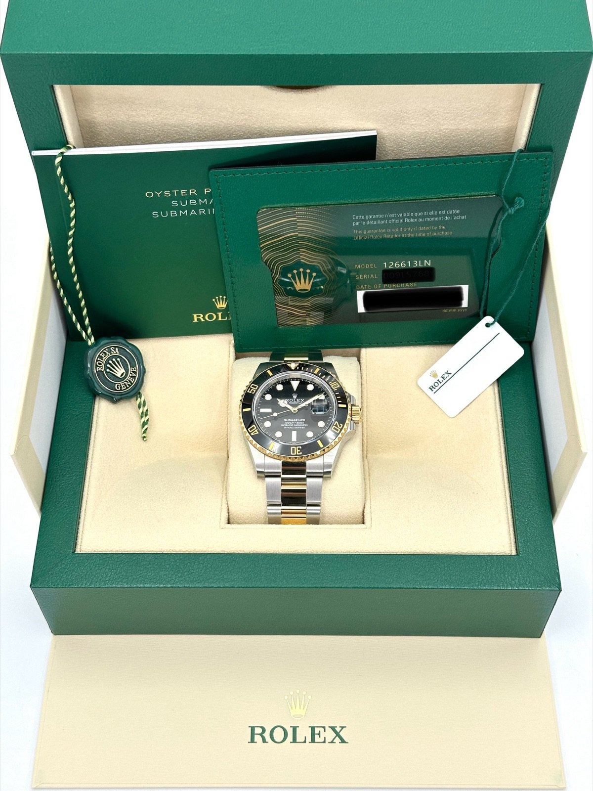 2024 Rolex Submariner 41mm 126613LN Two-Tone Black Dial (Unworn) - Image 11
