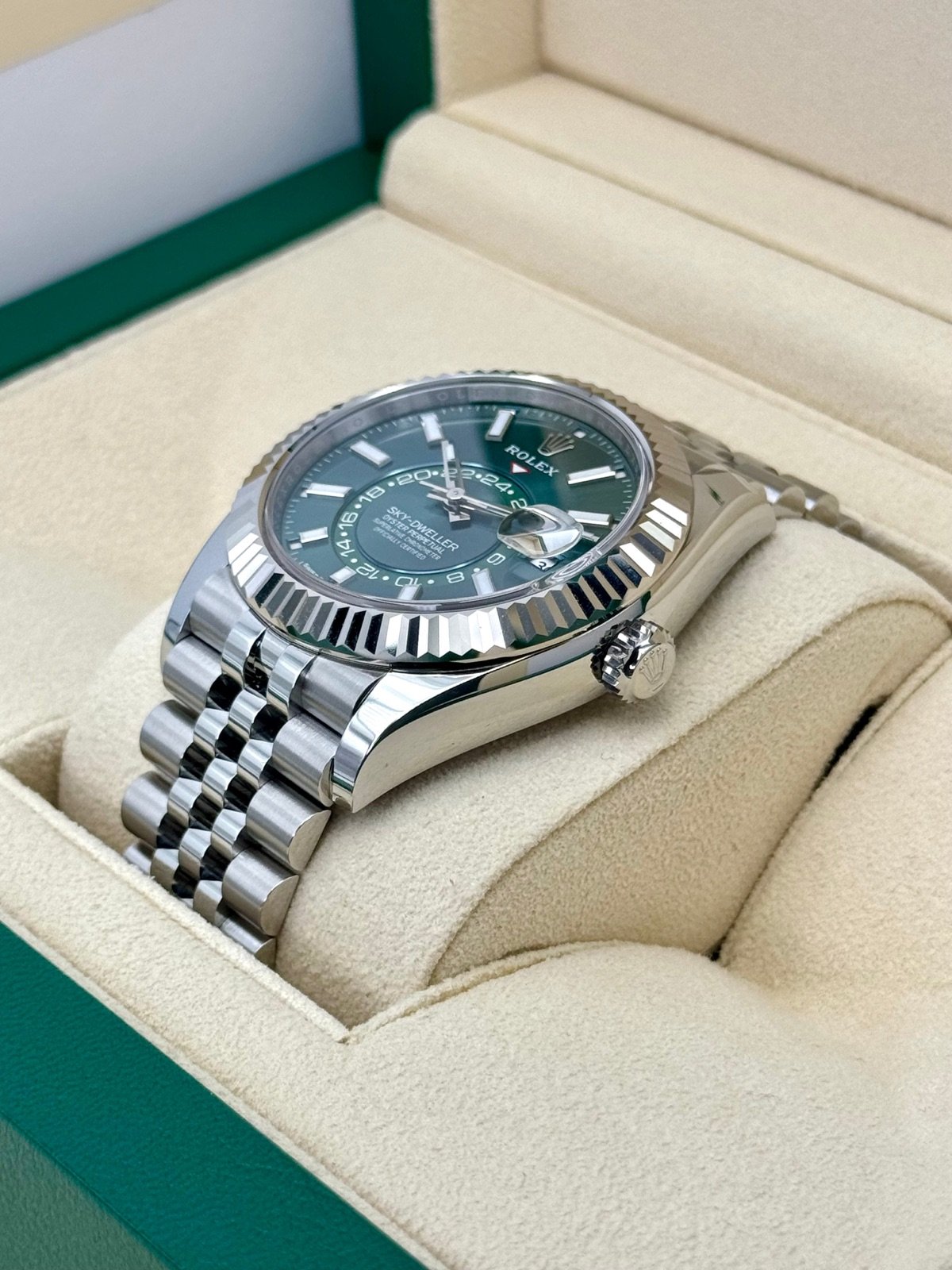 2024 Rolex Sky-Dweller 42mm 336934 Jubilee Mint Green Dial (Unworn) - Image 5