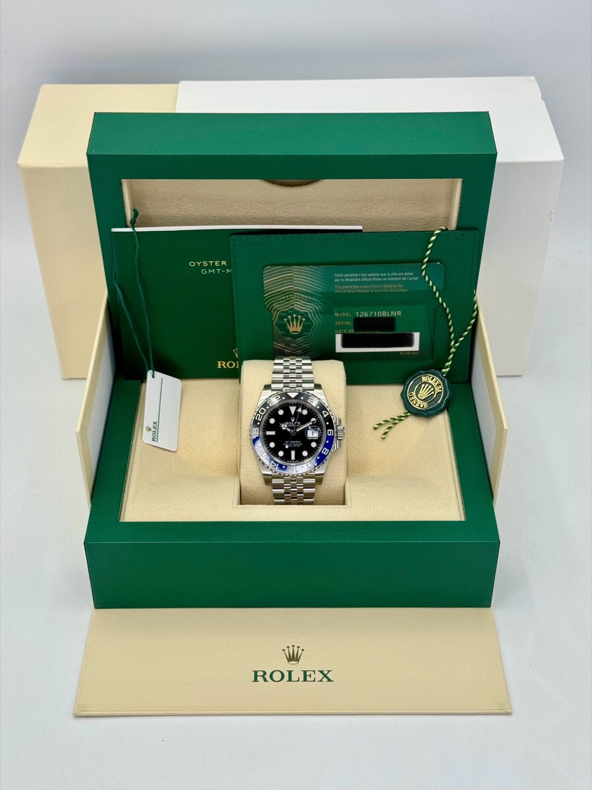 2024 Rolex GMT-Master II “Batgirl” 40mm 126710BLNR Jubilee Black Dial (Unworn) - Image 12