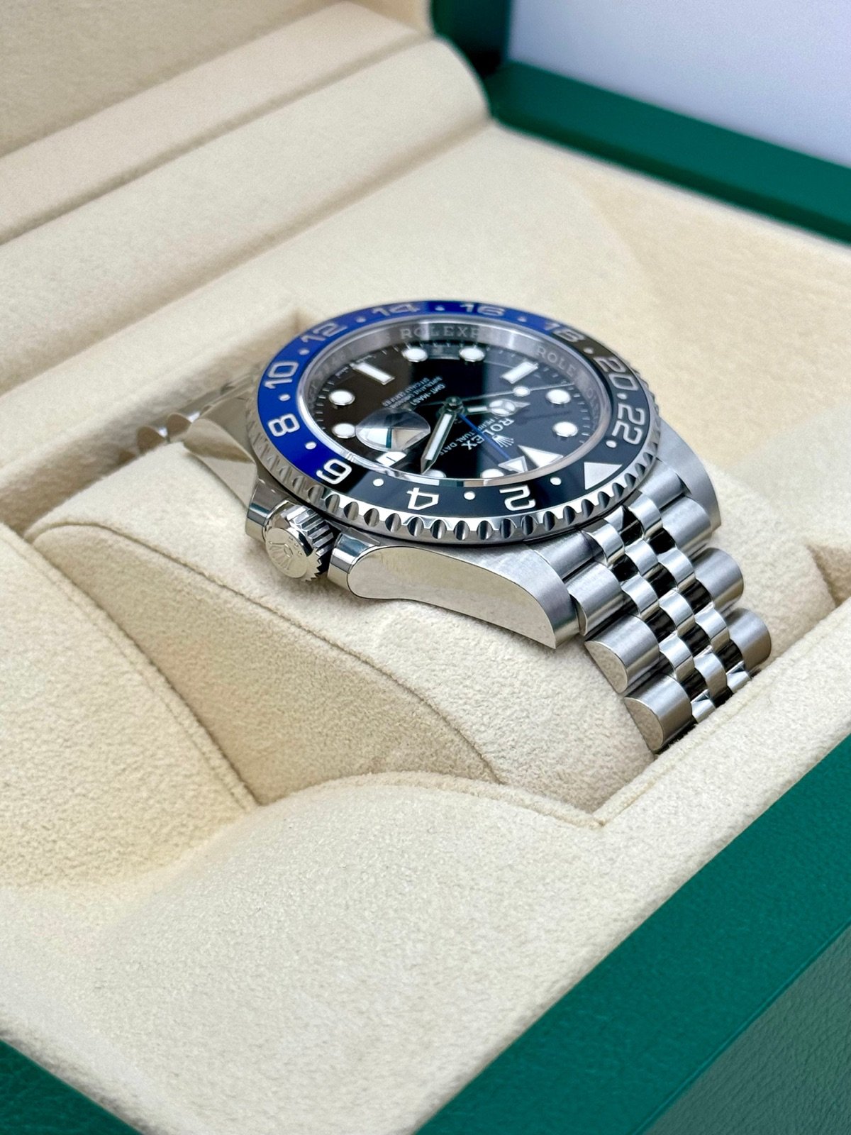 2024 Rolex GMT-Master II “Batgirl” 40mm 126710BLNR Jubilee Black Dial (Unworn) - Image 8