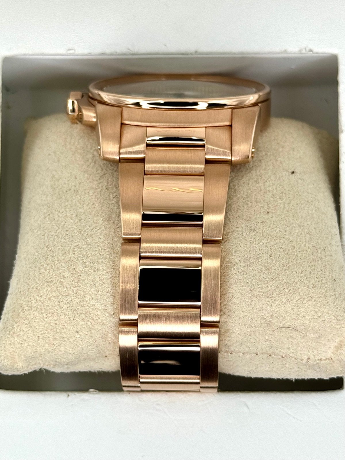 2016 Cartier Calibre de Cartier 42mm W7100018 Rose Gold White Dial - Image 4