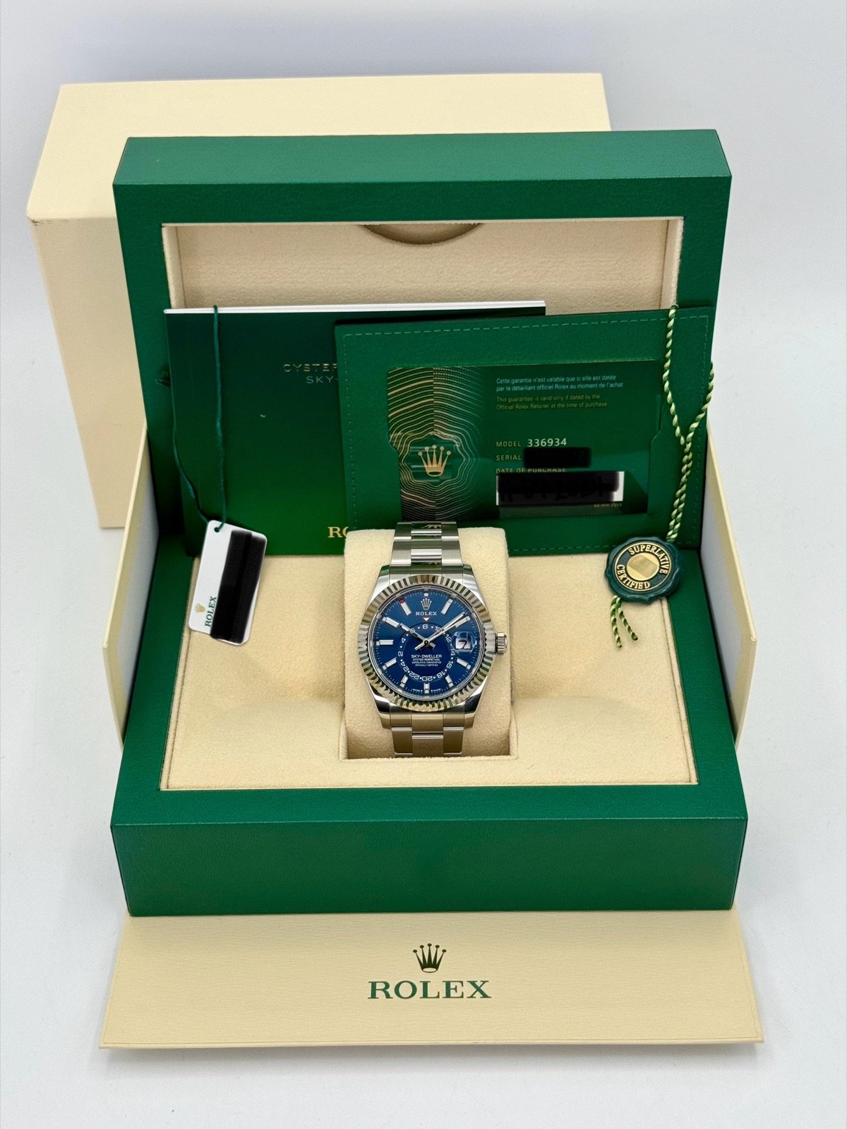 2024 Rolex Sky-Dweller 42mm 336934 Oyster Blue Dial (Unworn) - Image 12