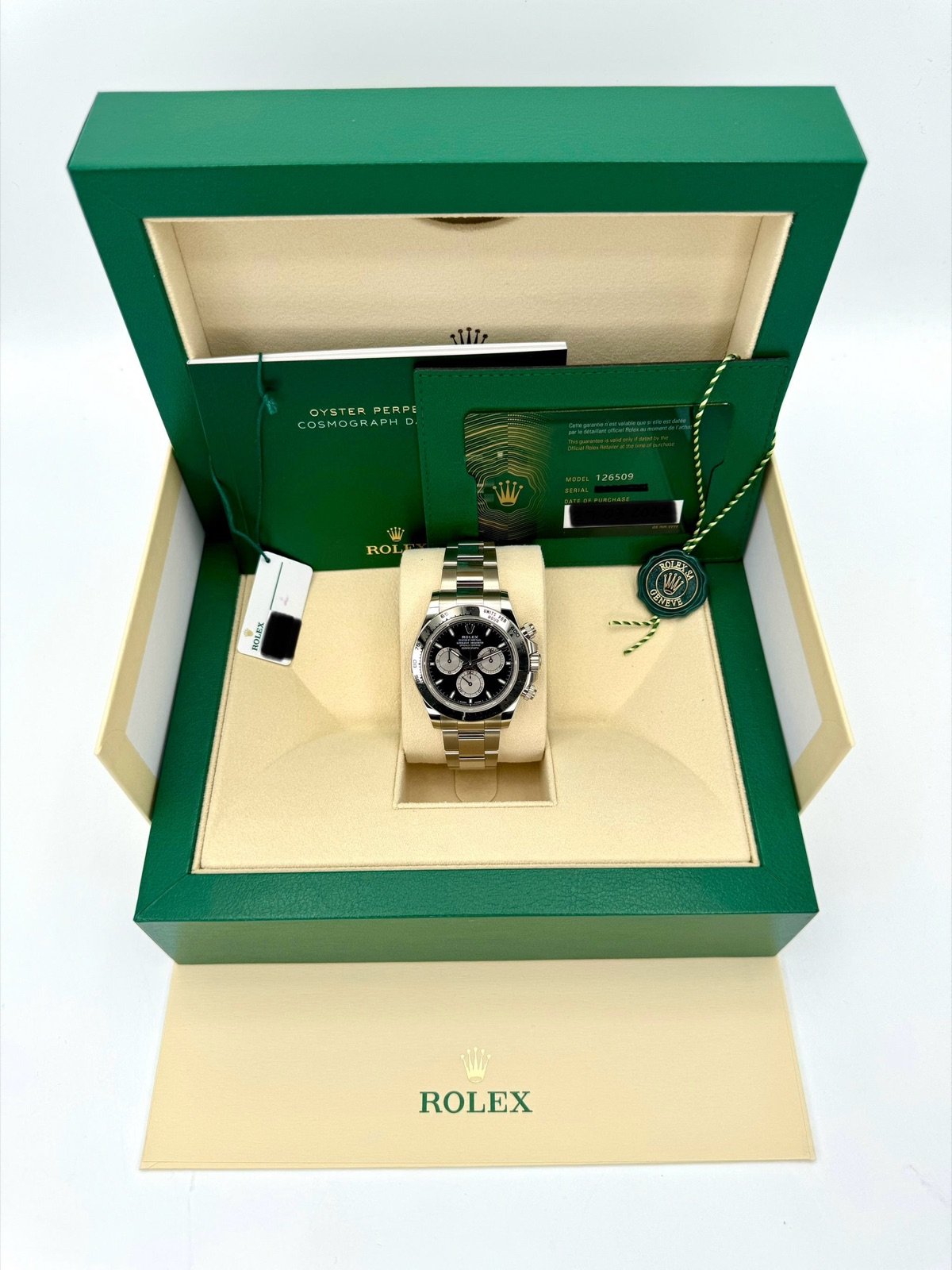2024 Rolex Daytona 40mm 126509 White Gold Black Dial (Unworn) - Image 11