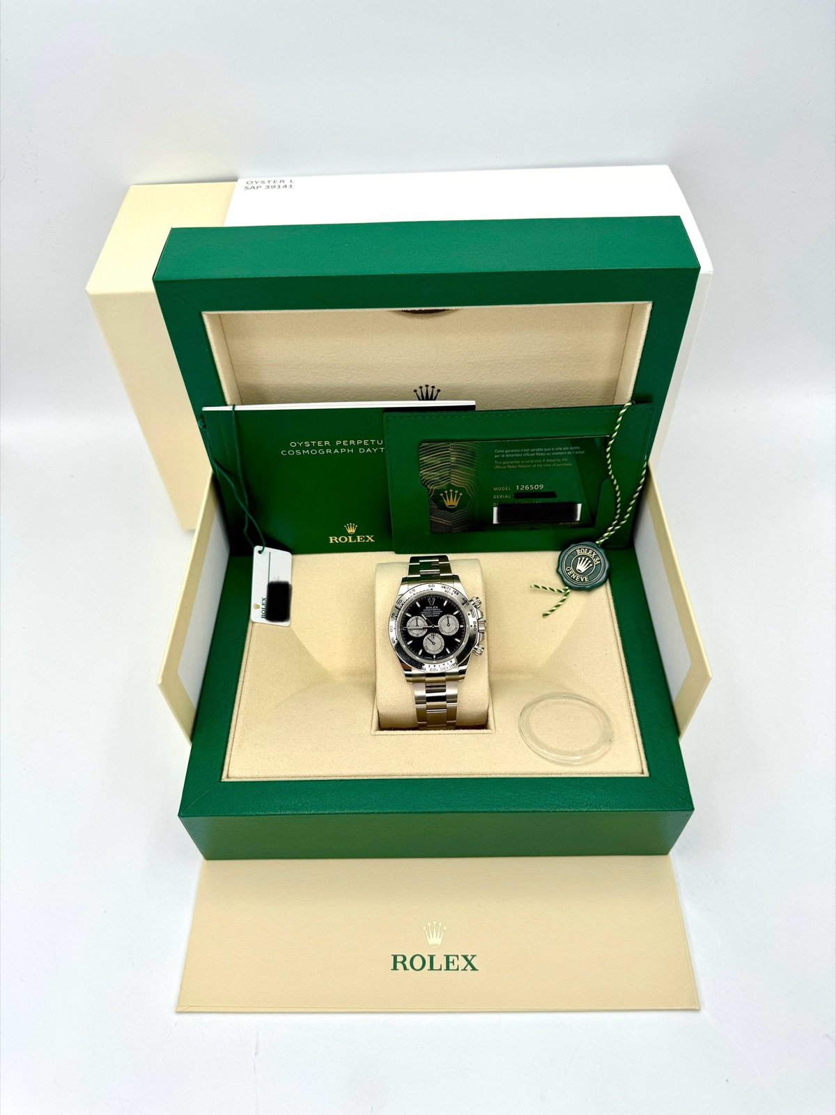 2024 Rolex Daytona 40mm 126509 White Gold Black Dial (Unworn) - Image 12