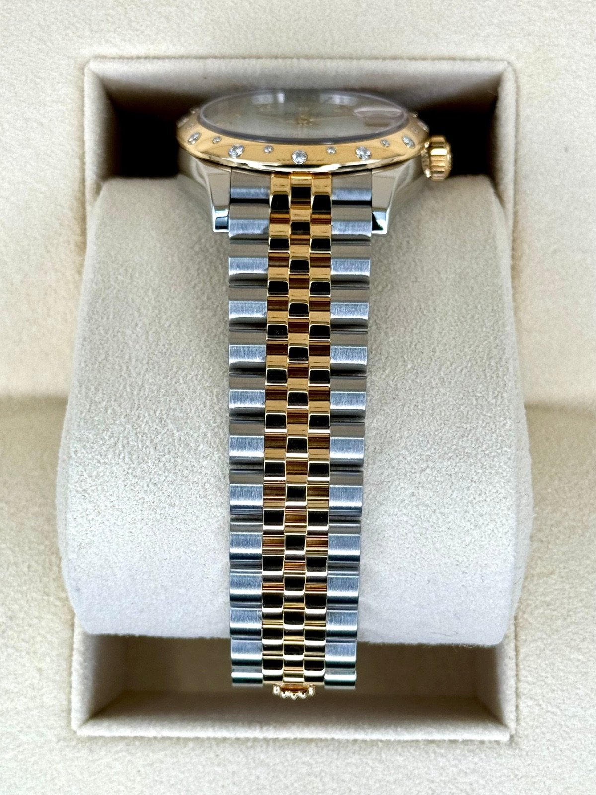 2021 Rolex Datejust 31mm 278343RBR Two-Tone Jubilee MOP Diamond Dial - Image 3