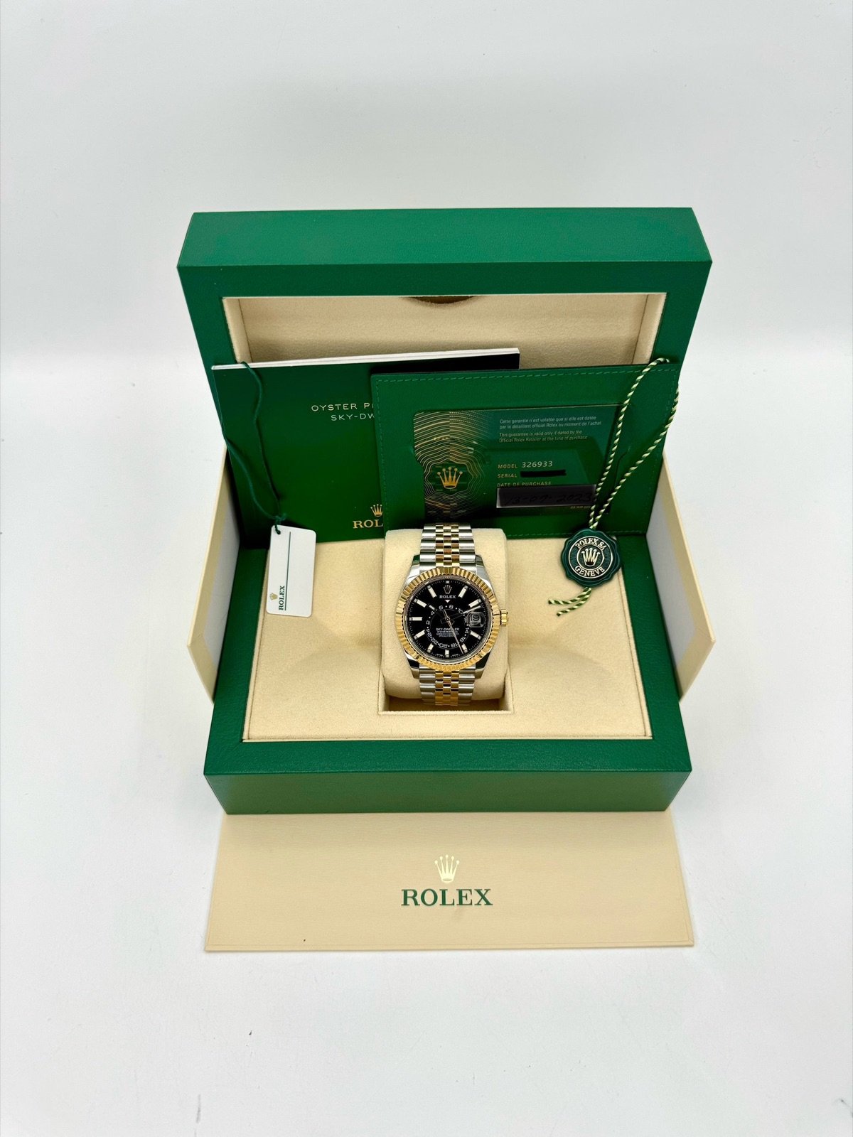 2023 Rolex Sky-Dweller 42mm 326933 Two-Tone Jubilee Black Dial - Image 11