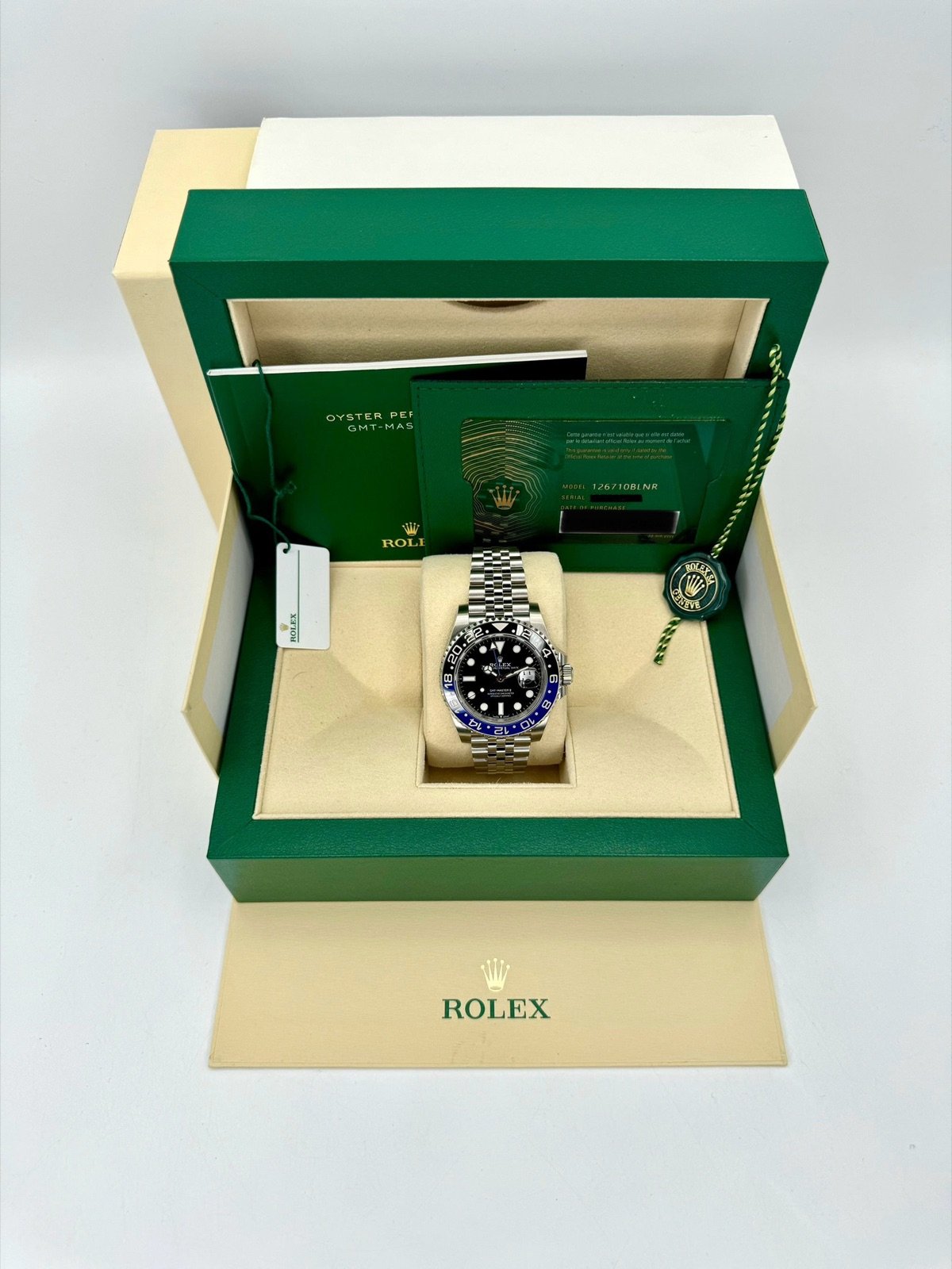 2024 Rolex GMT-Master II “Batgirl” 40mm 126710BLNR Jubilee Black Dial - Image 12