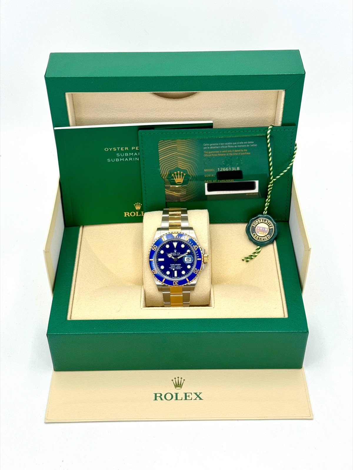 2023 Rolex Submariner “Bluesy” 41mm 126613LB Two-Tone Blue Dial - Image 11