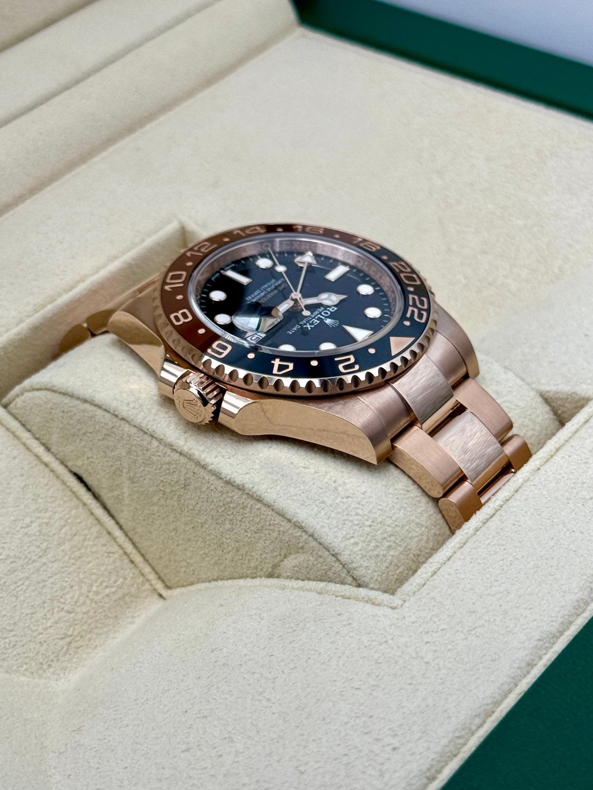 2024 Rolex GMT-Master II “Rootbeer” 40mm 126715CHNR Rose Gold (Unworn) - Image 8