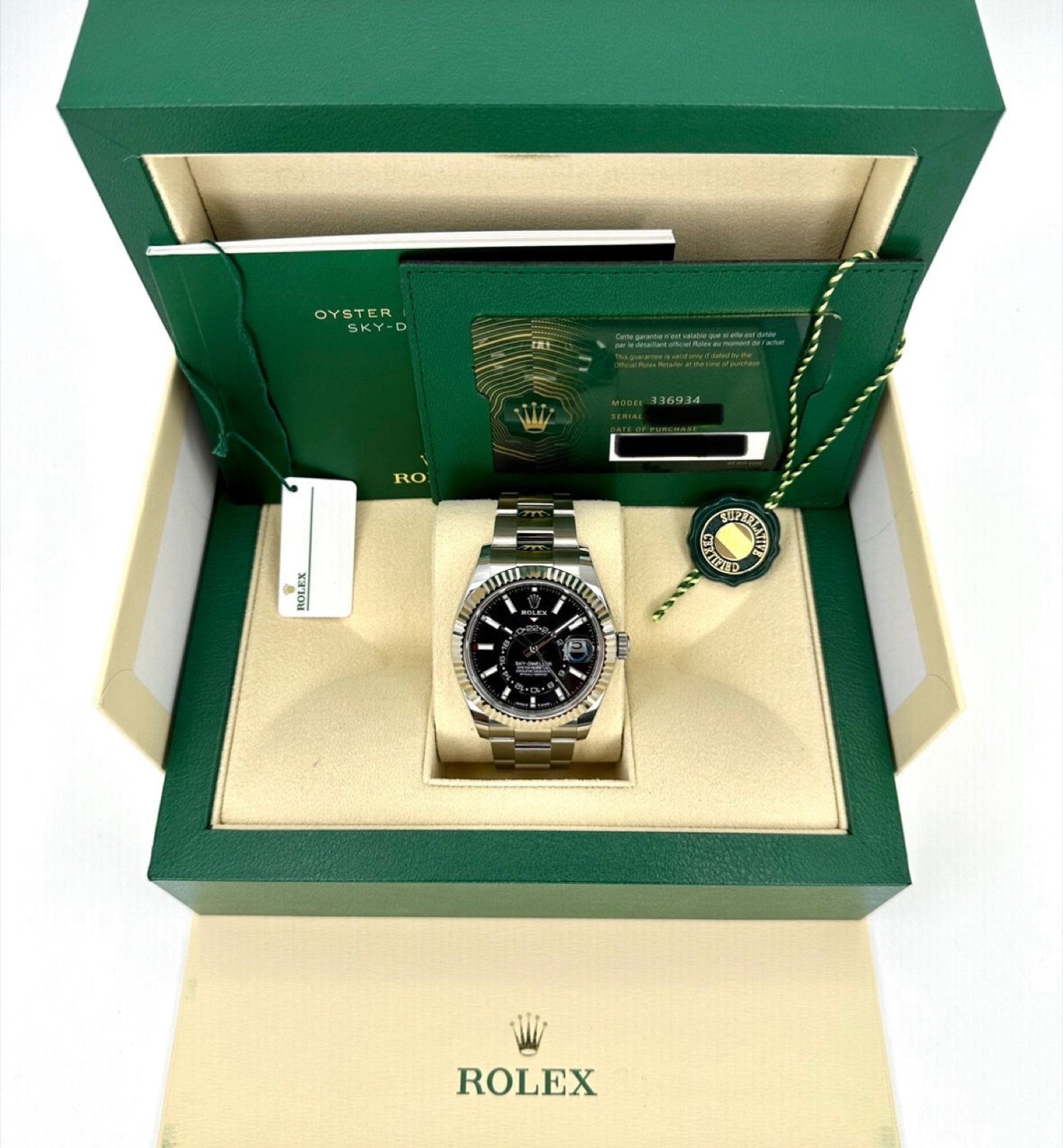 2024 Rolex Sky-Dweller 42mm 336934 Oyster Black Dial (Unworn) - Image 11