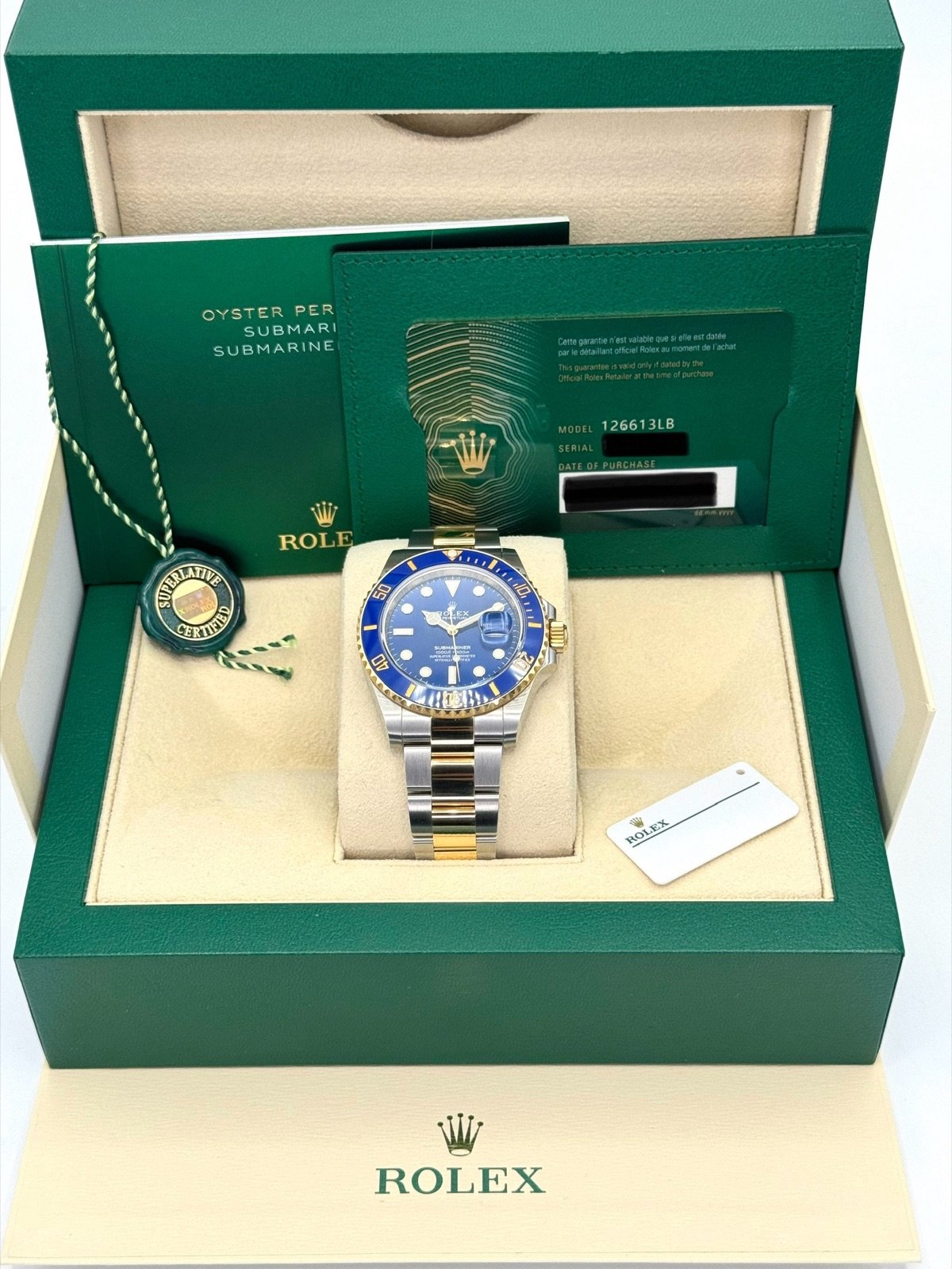 2023 Rolex Submariner “Bluesy” 41mm 126613LB Blue Dial (Unworn) - Image 11