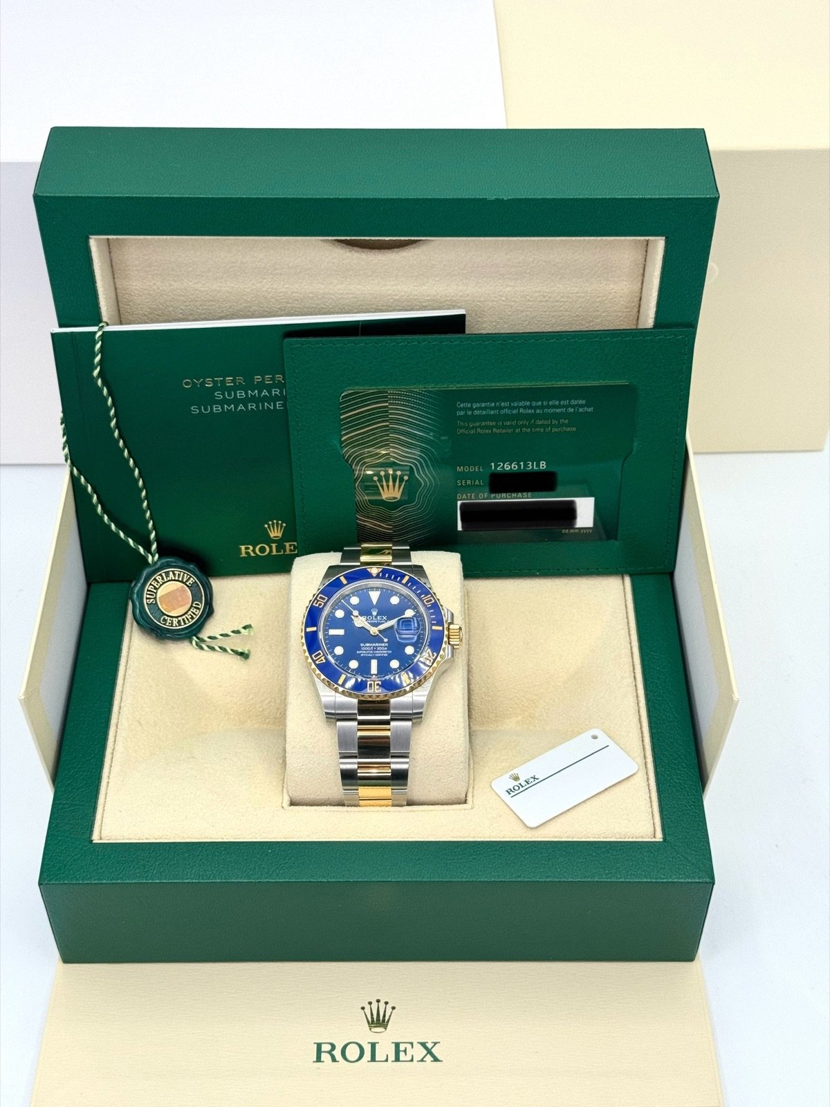 2023 Rolex Submariner “Bluesy” 41mm 126613LB Blue Dial (Unworn) - Image 12