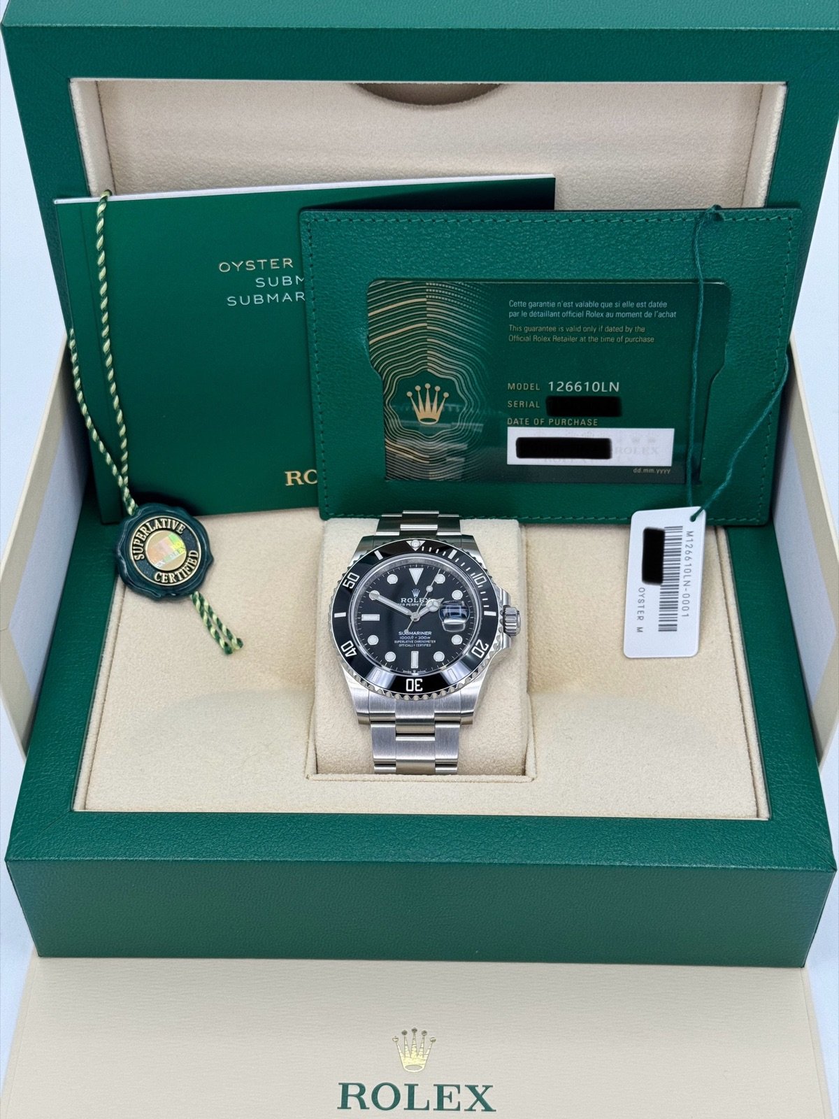 2022 Rolex Submariner 41mm 126610LN Stainless Steel Black Dial (Unworn) - Image 11