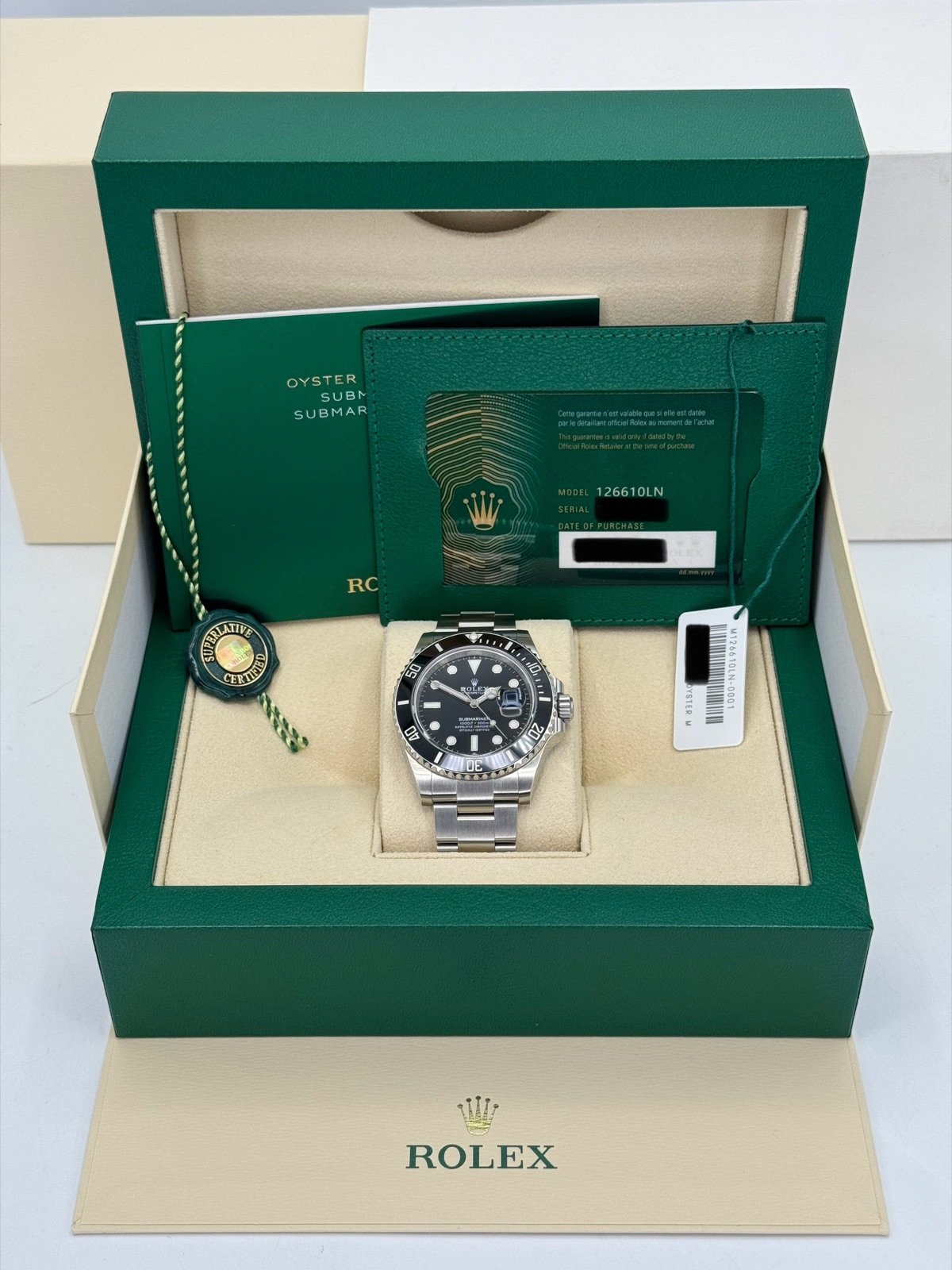2022 Rolex Submariner 41mm 126610LN Stainless Steel Black Dial (Unworn) - Image 12