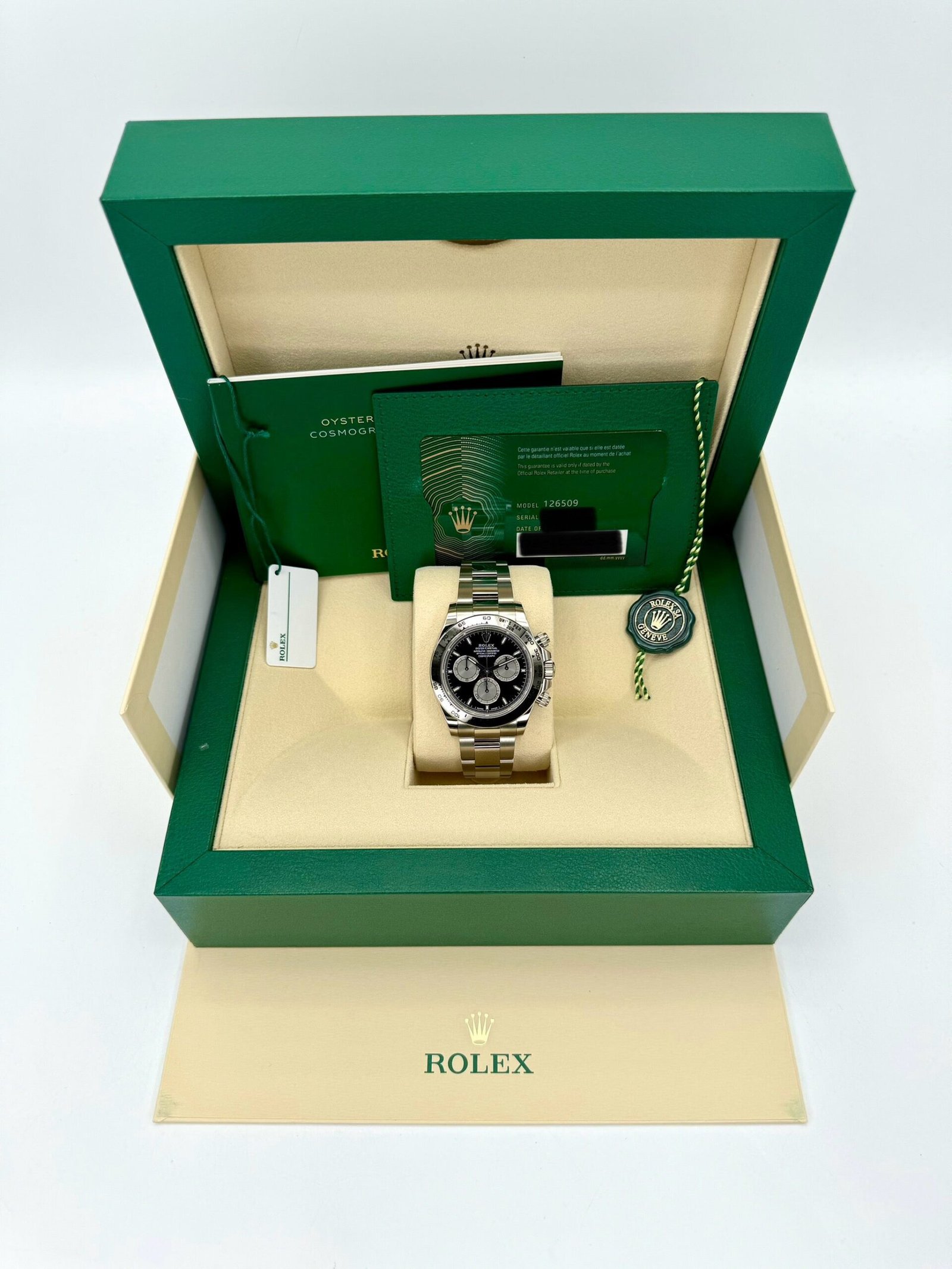 2024 Rolex Daytona 40mm 126509 White Gold Black Dial (Unworn) - Image 11