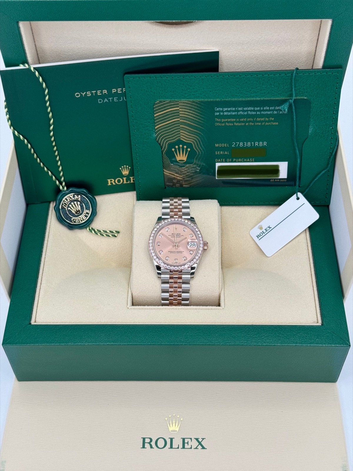 2023 Datejust 31mm 278381RBR Two-Tone Rose 10 Diamond Dial (Unworn) - Image 11